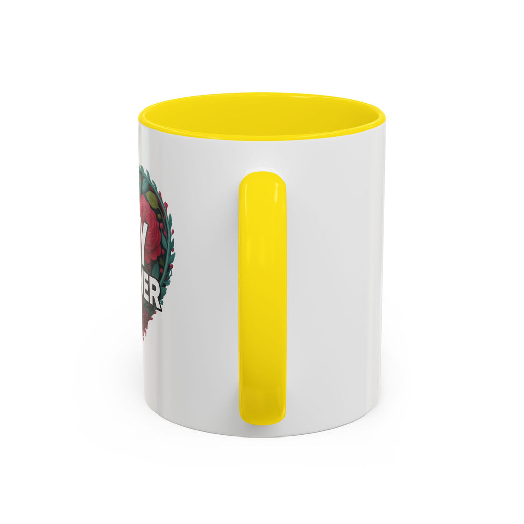 Sexy Gardener Accent Coffee Mug – Floral Heart Gardening Gift (11/15oz)