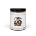 Flower Power Scented Soy Candle — 9oz Botanical Aromatherapy Jar