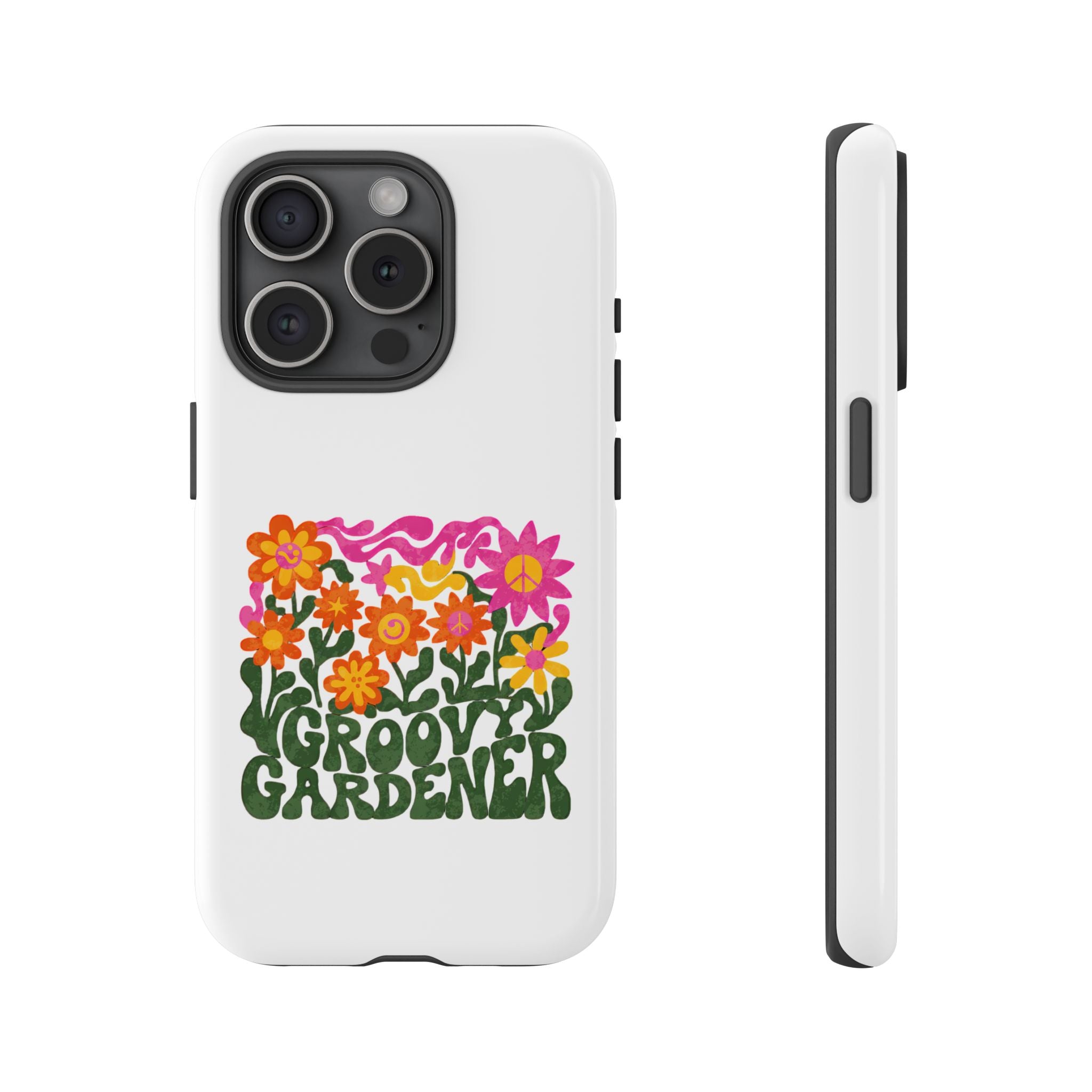 Groovy Gardener Phone Case - Retro Floral iPhone Cover