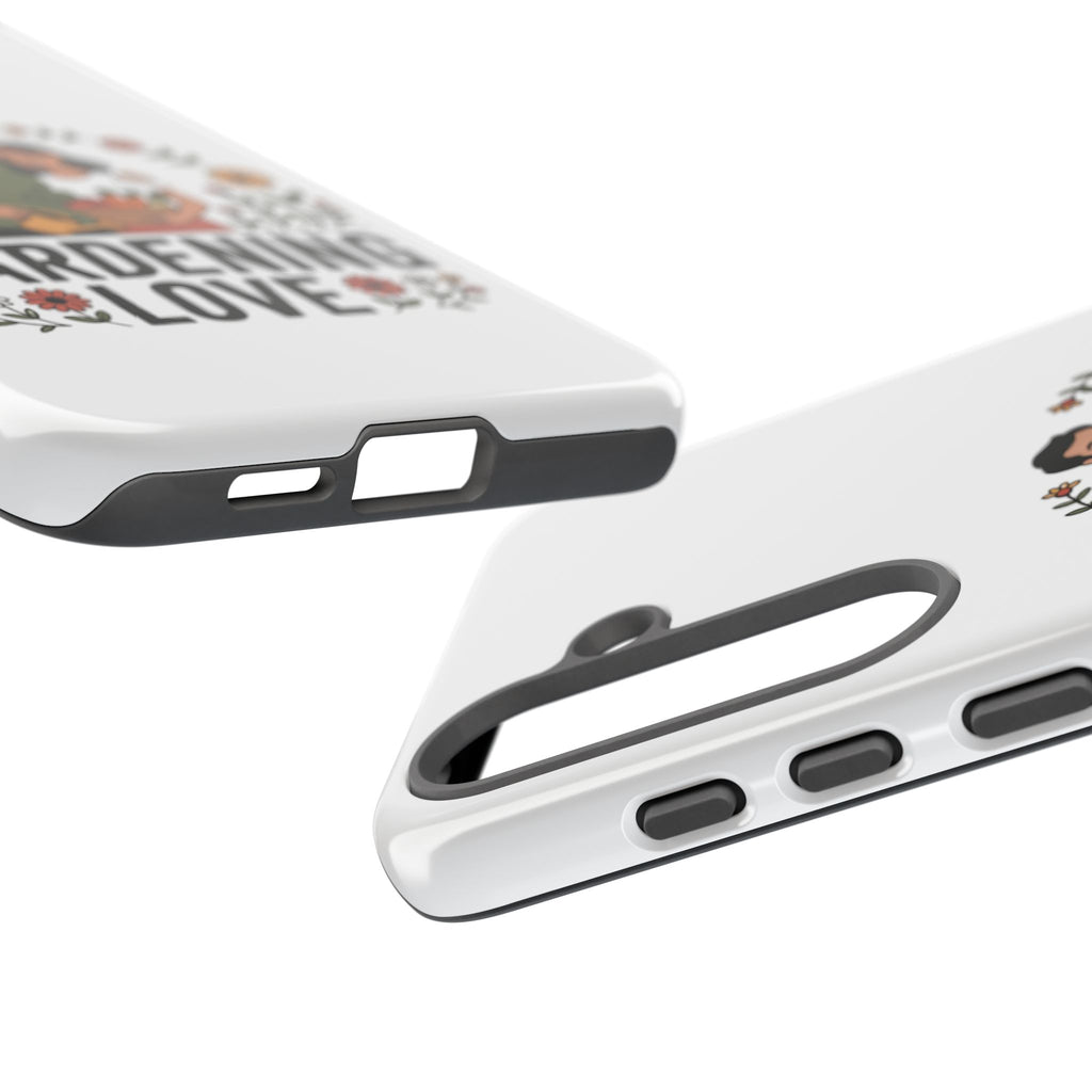 Gardening Love Phone Case — Floral Couple Protective Phone Cover