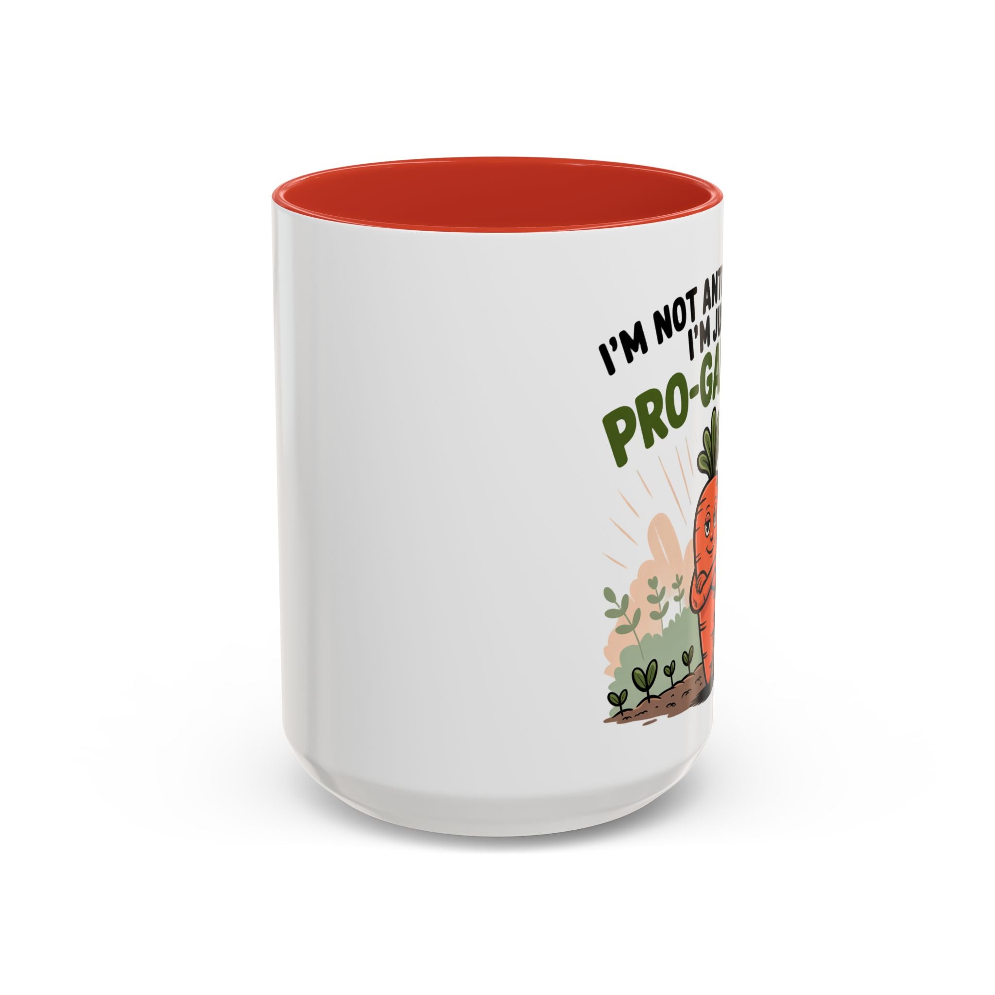 Pro-Garden Coffee Mug – "I'm Not Anti-Social; I'm Just Pro-Garden" Accent Mug