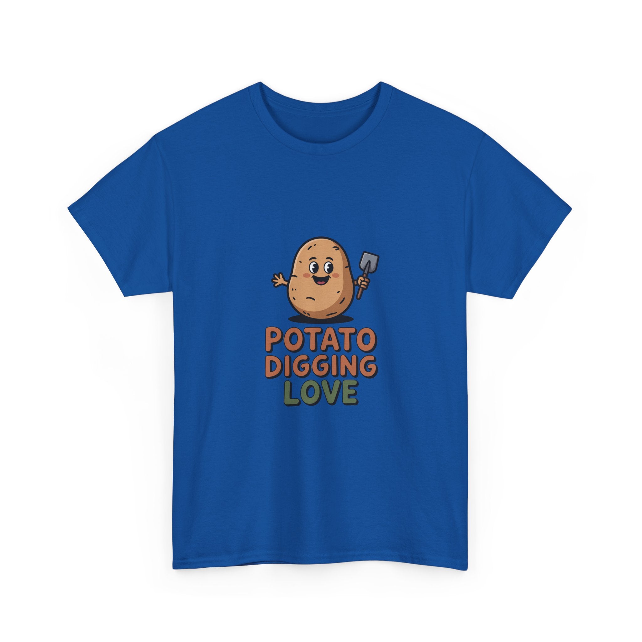 T-Shirt — "Potato Digging Love" Cute Gardening Veggie Tee
