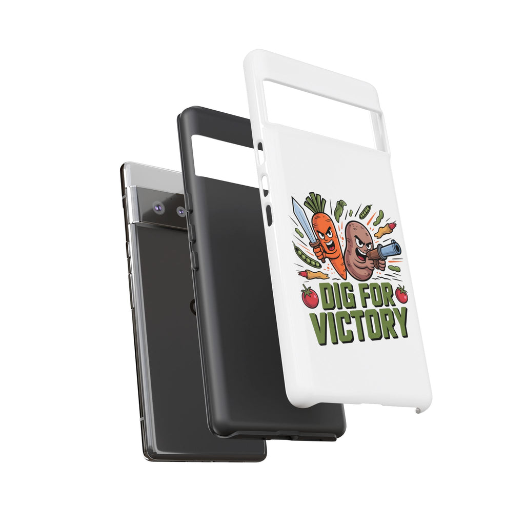 Phone Case — 'Dig For Victory' Veggie Combat Garden Design