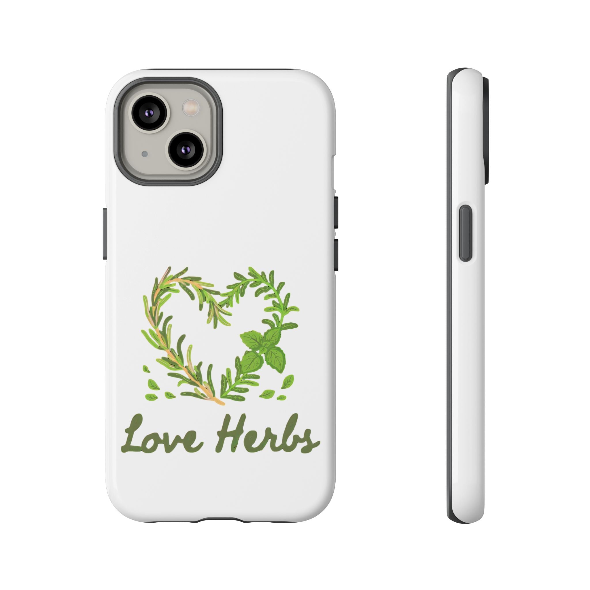 Herb Heart Phone Case - "Love Herbs" Botanical iPhone Cover