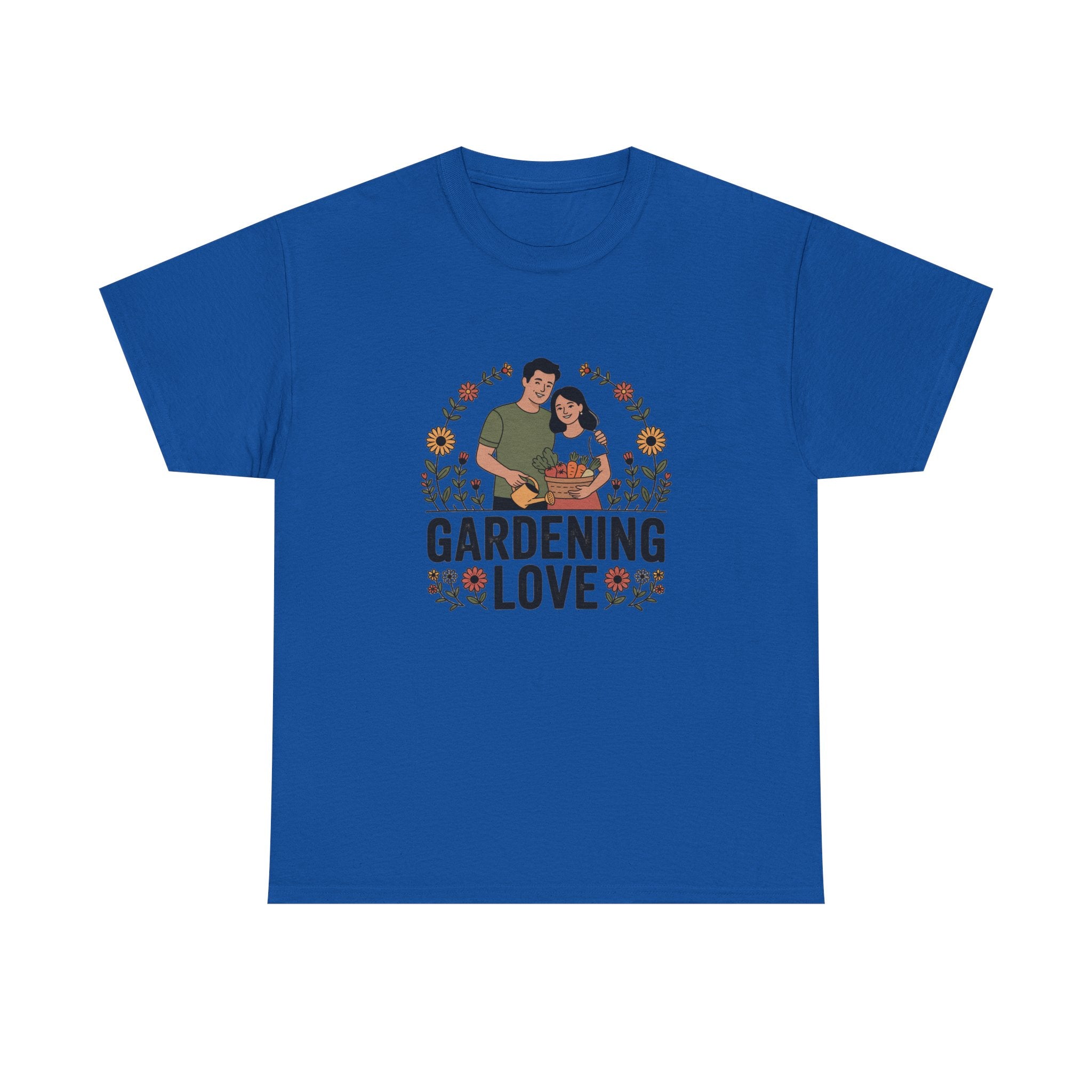 Gardening Love T-Shirt — Cute Couple Planting Graphic Tee