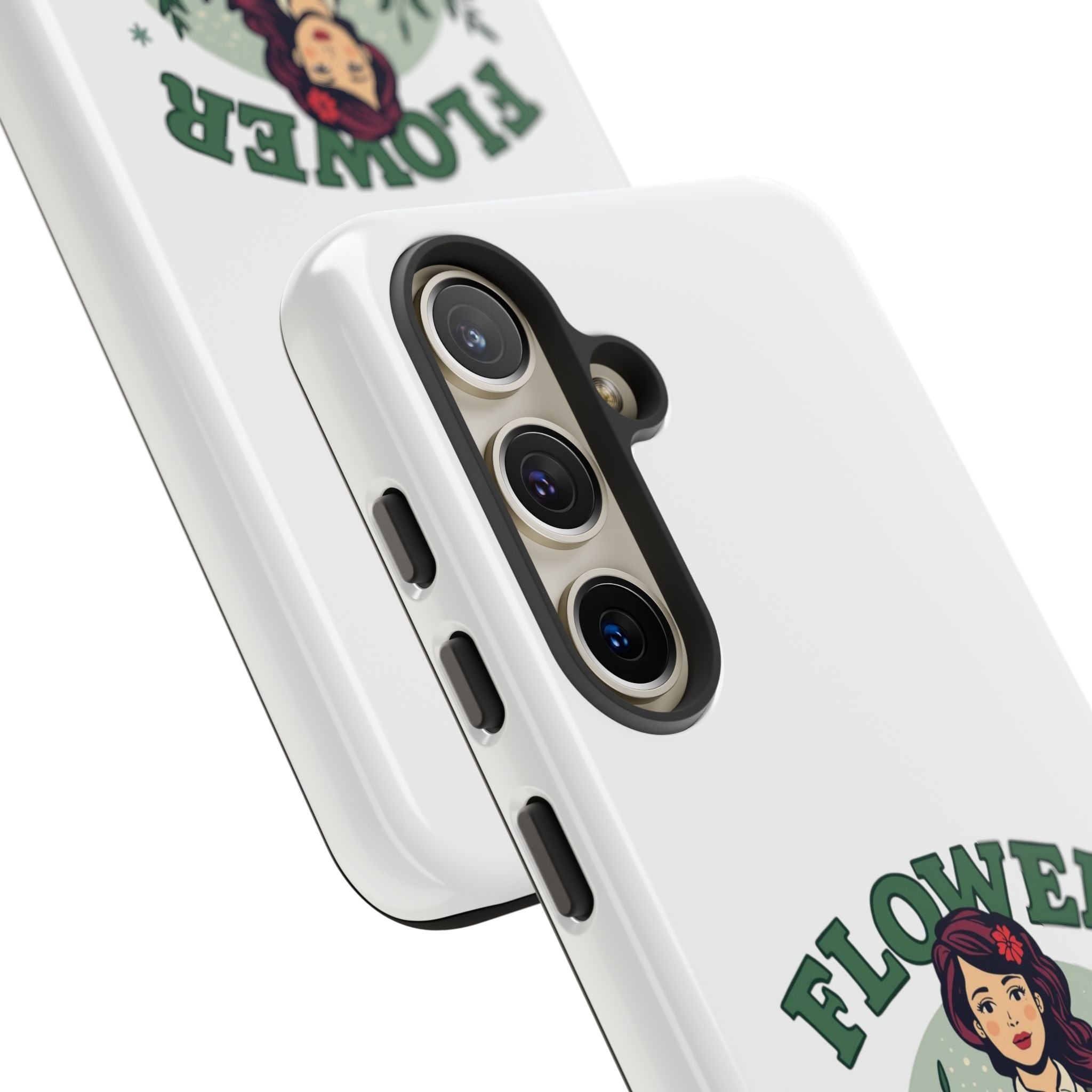 Phone Case - 'Flower Power' Retro Gardener Floral Protective Case