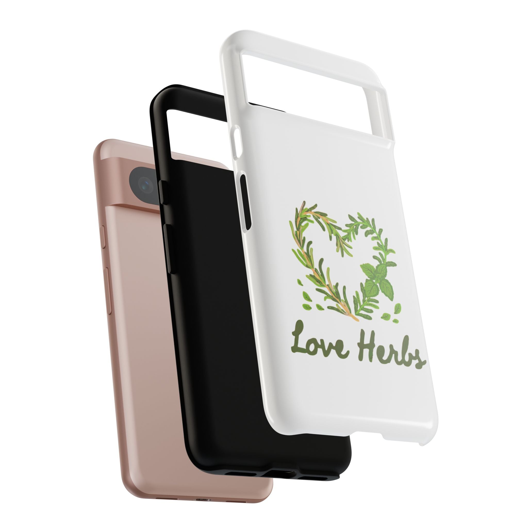 Herb Heart Phone Case - "Love Herbs" Botanical iPhone Cover