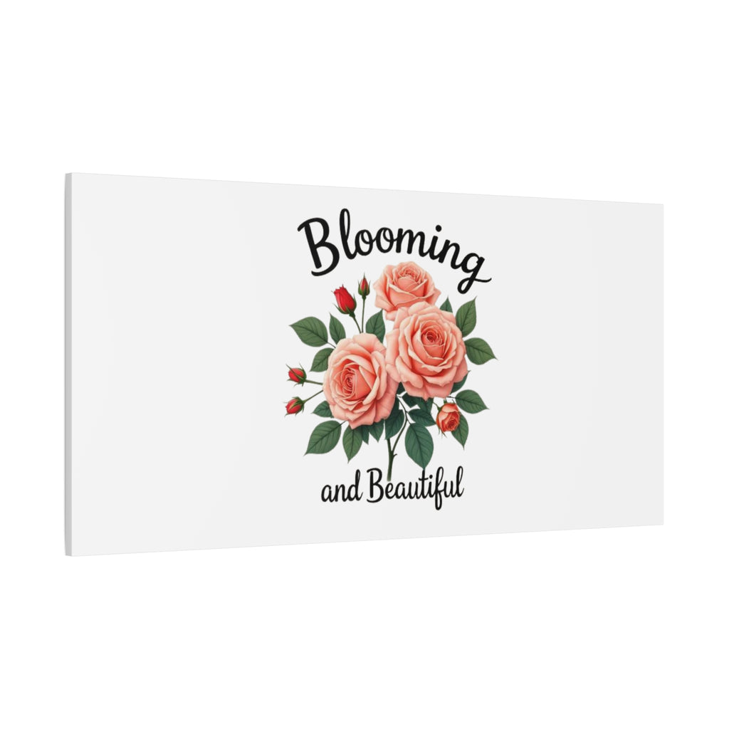 Blooming and Beautiful Rose Bouquet Canvas Wall Art