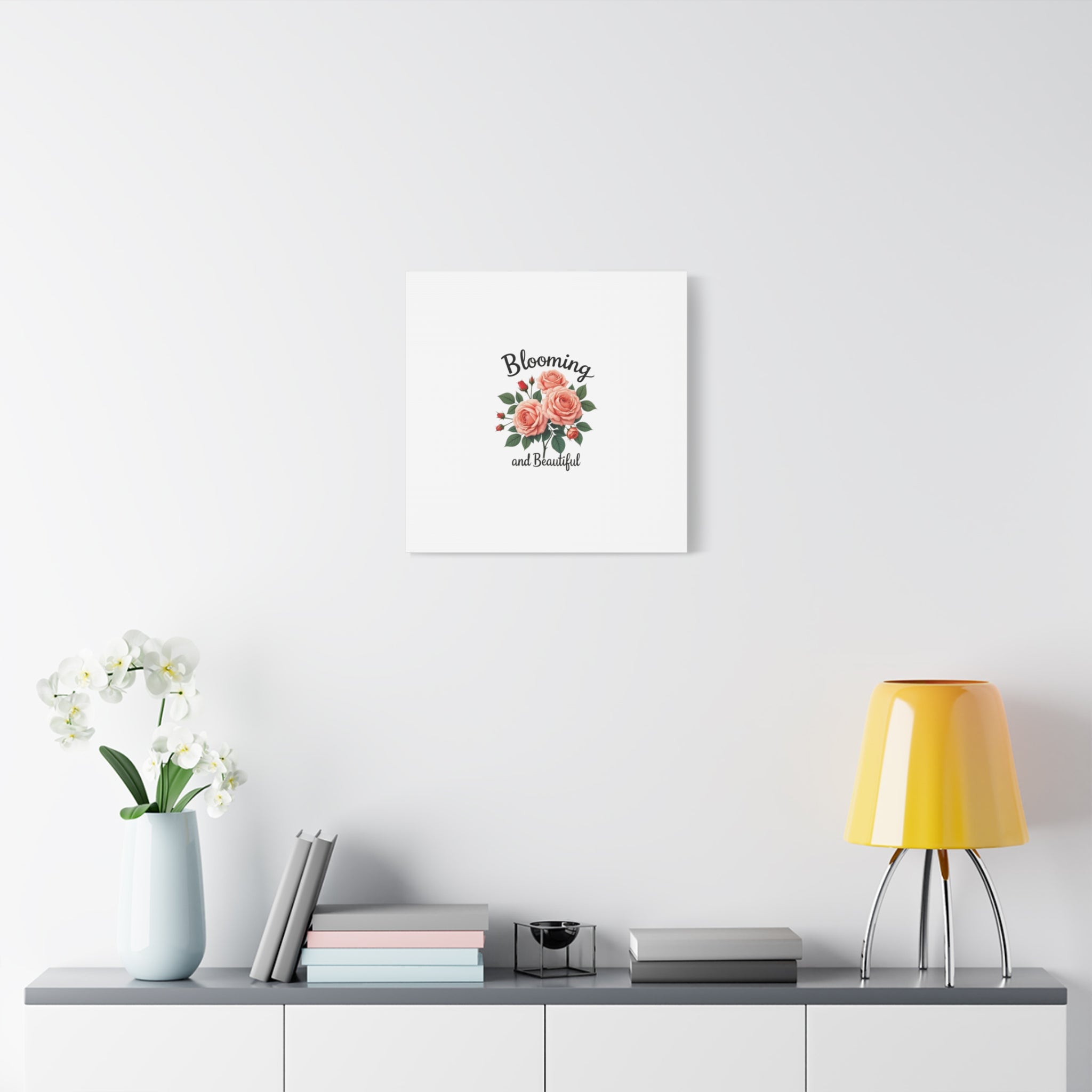 Blooming and Beautiful Rose Bouquet Canvas Wall Art