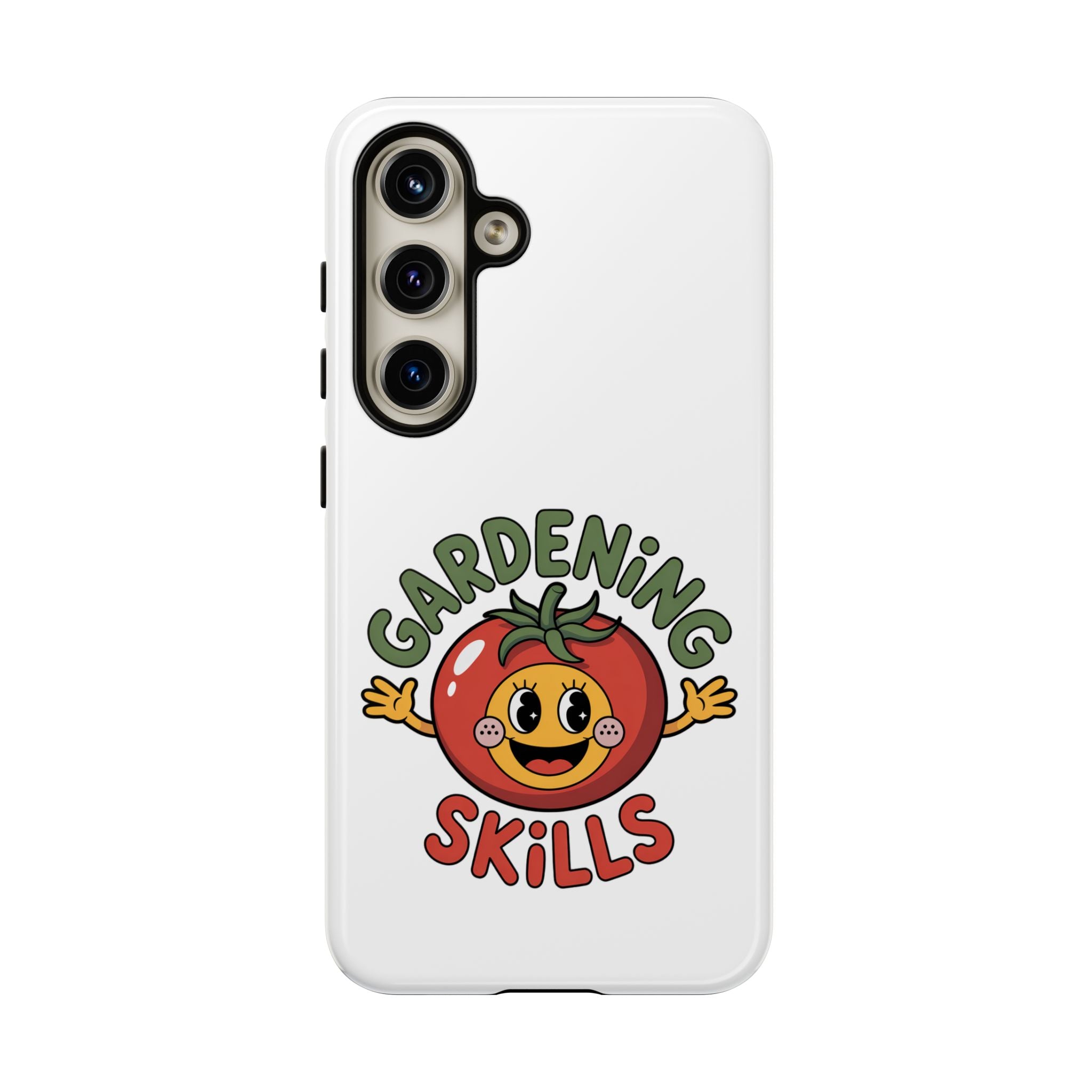Gardening Skills Phone Case — Cute Tomato Plant Lover Protective Cover