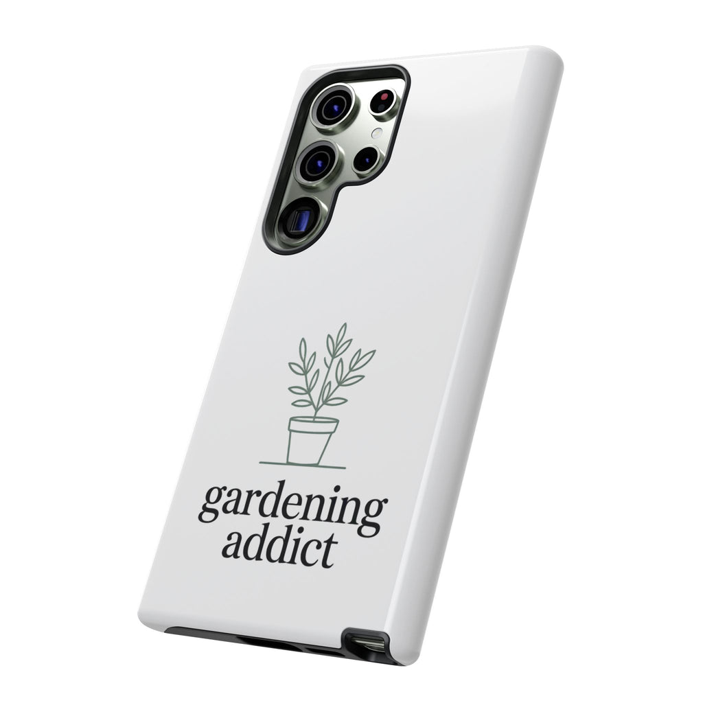 Phone Case — 'gardening addict' Minimal Plant Design
