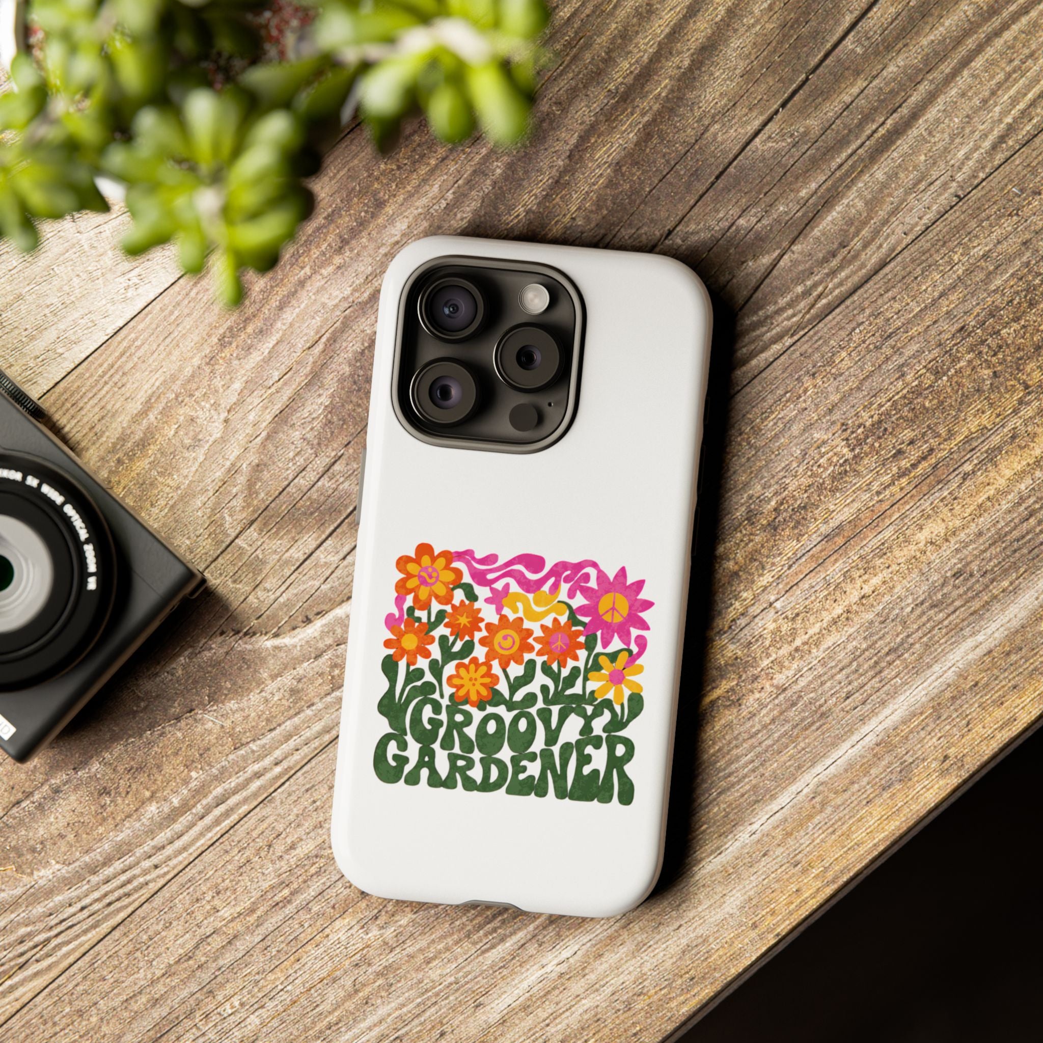 Groovy Gardener Phone Case - Retro Floral iPhone Cover