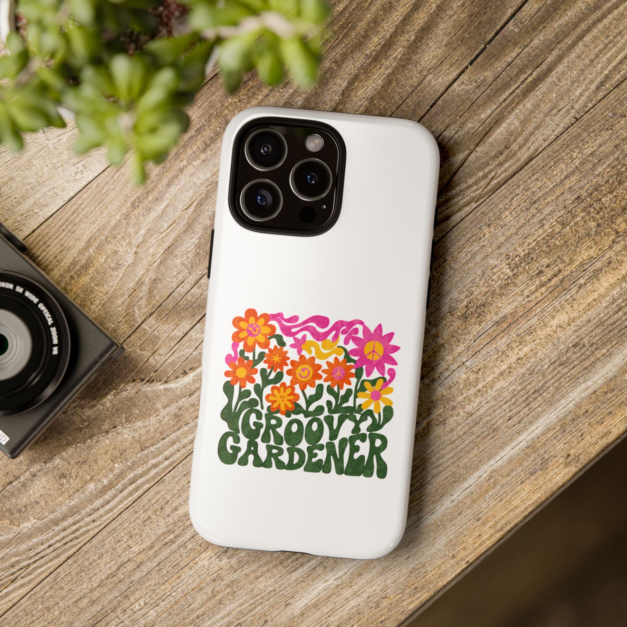 Groovy Gardener Phone Case - Retro Floral iPhone Cover