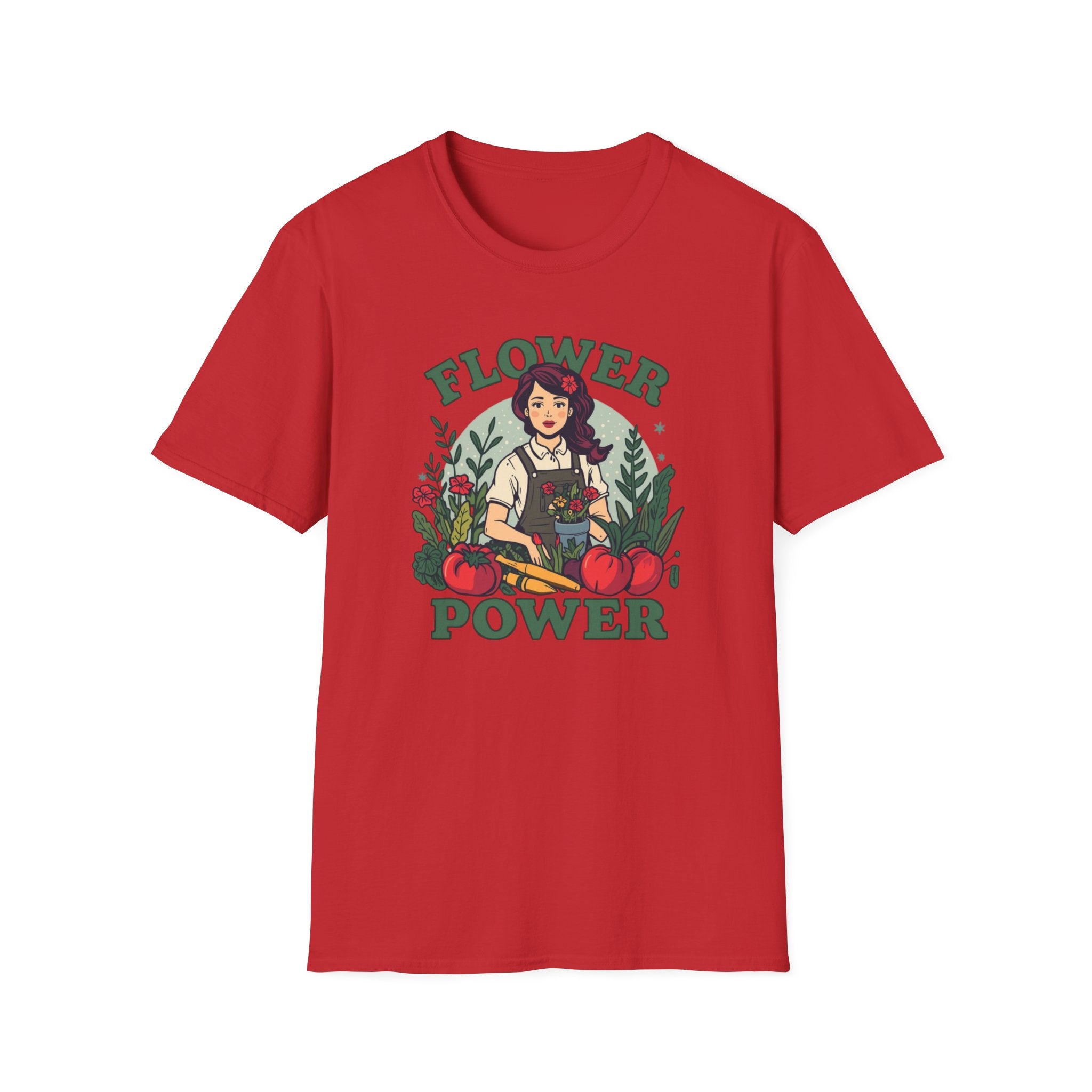 Flower Power T-Shirt — Retro Floral Graphic Tee