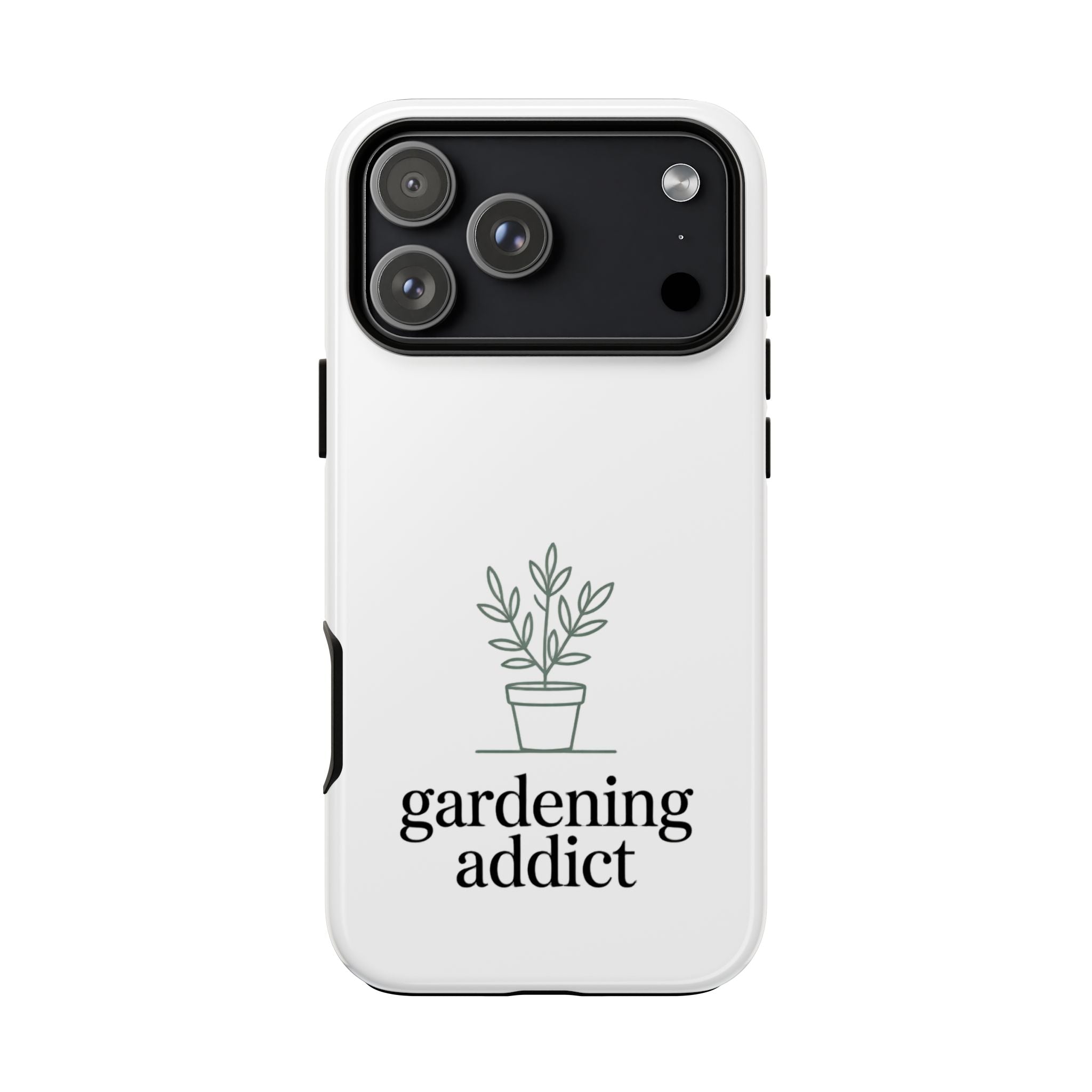 Phone Case — 'gardening addict' Minimal Plant Design