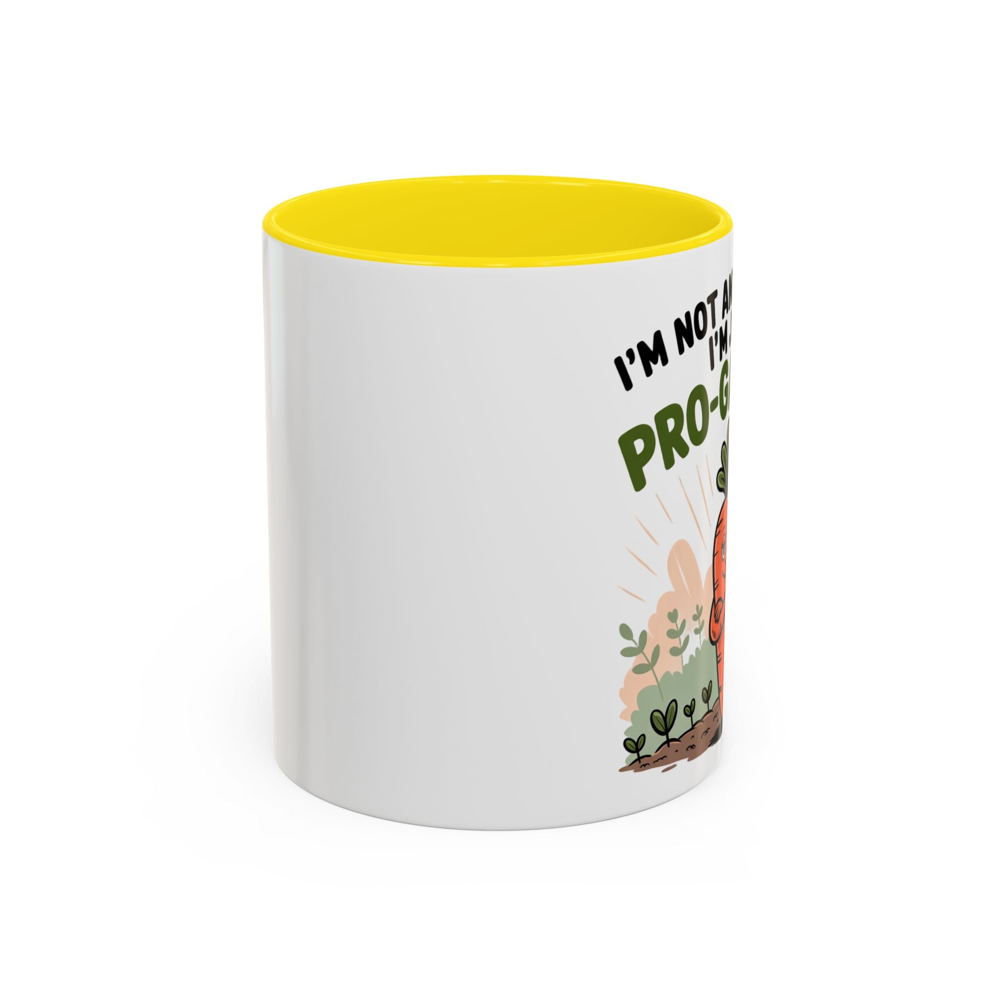 Pro-Garden Coffee Mug – "I'm Not Anti-Social; I'm Just Pro-Garden" Accent Mug