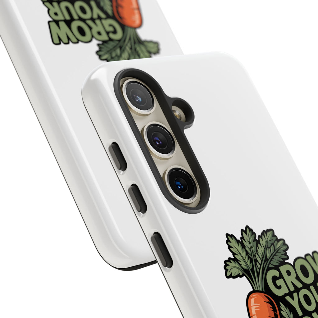 Grow Your Own Vegetables Phone Case — Gardening Carrot Potato Tomato Design