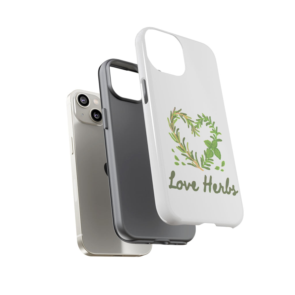 Herb Heart Phone Case - "Love Herbs" Botanical iPhone Cover