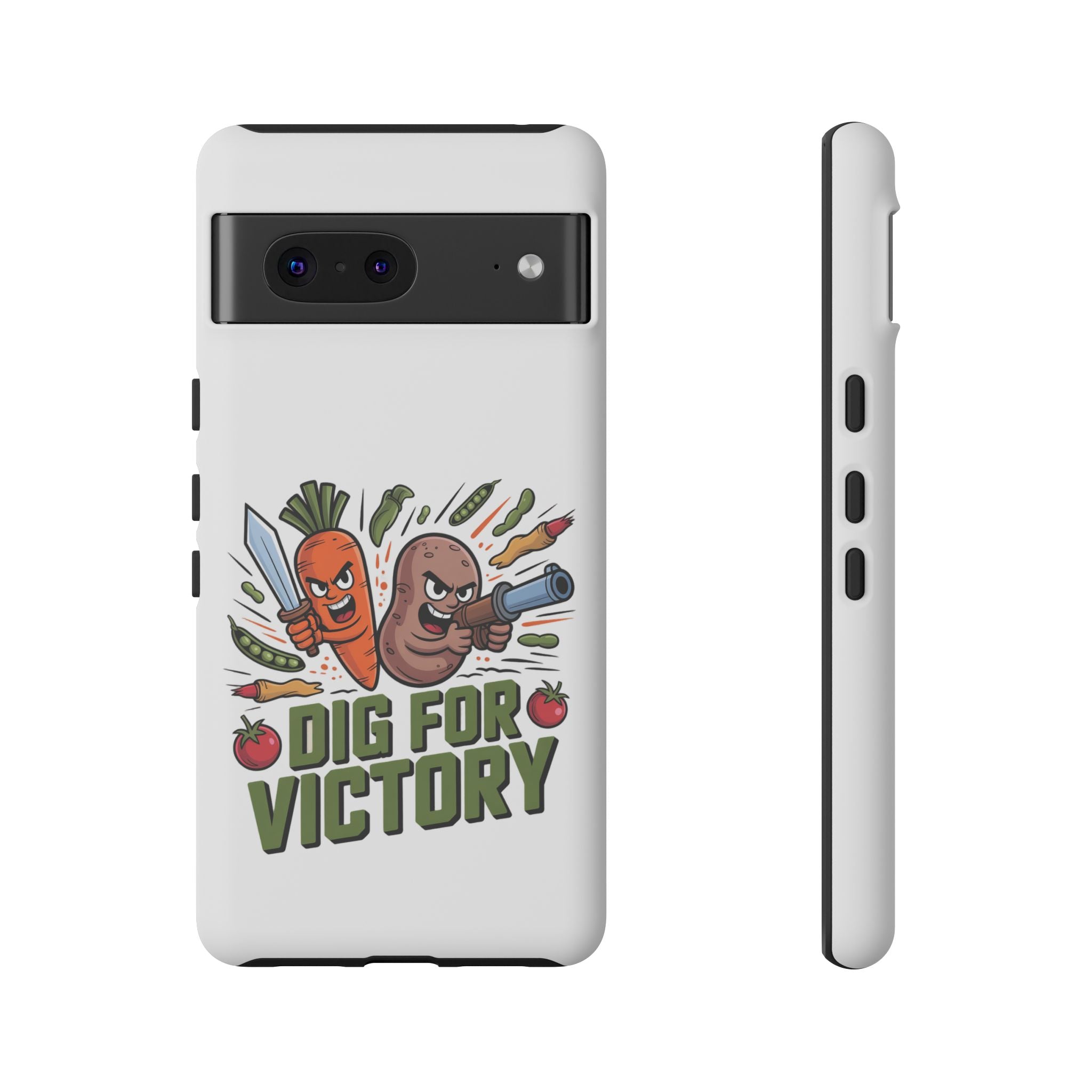 Phone Case — 'Dig For Victory' Veggie Combat Garden Design