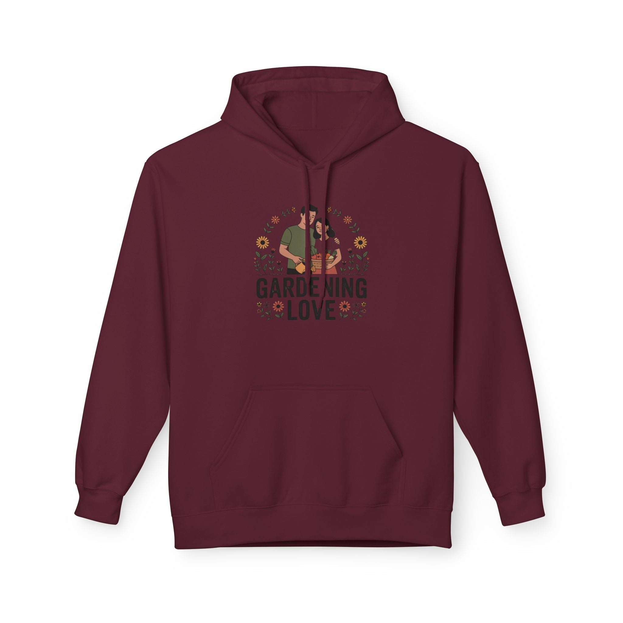 Gardening Love Hoodie — Floral Gardener Sweatshirt for Plant Lovers