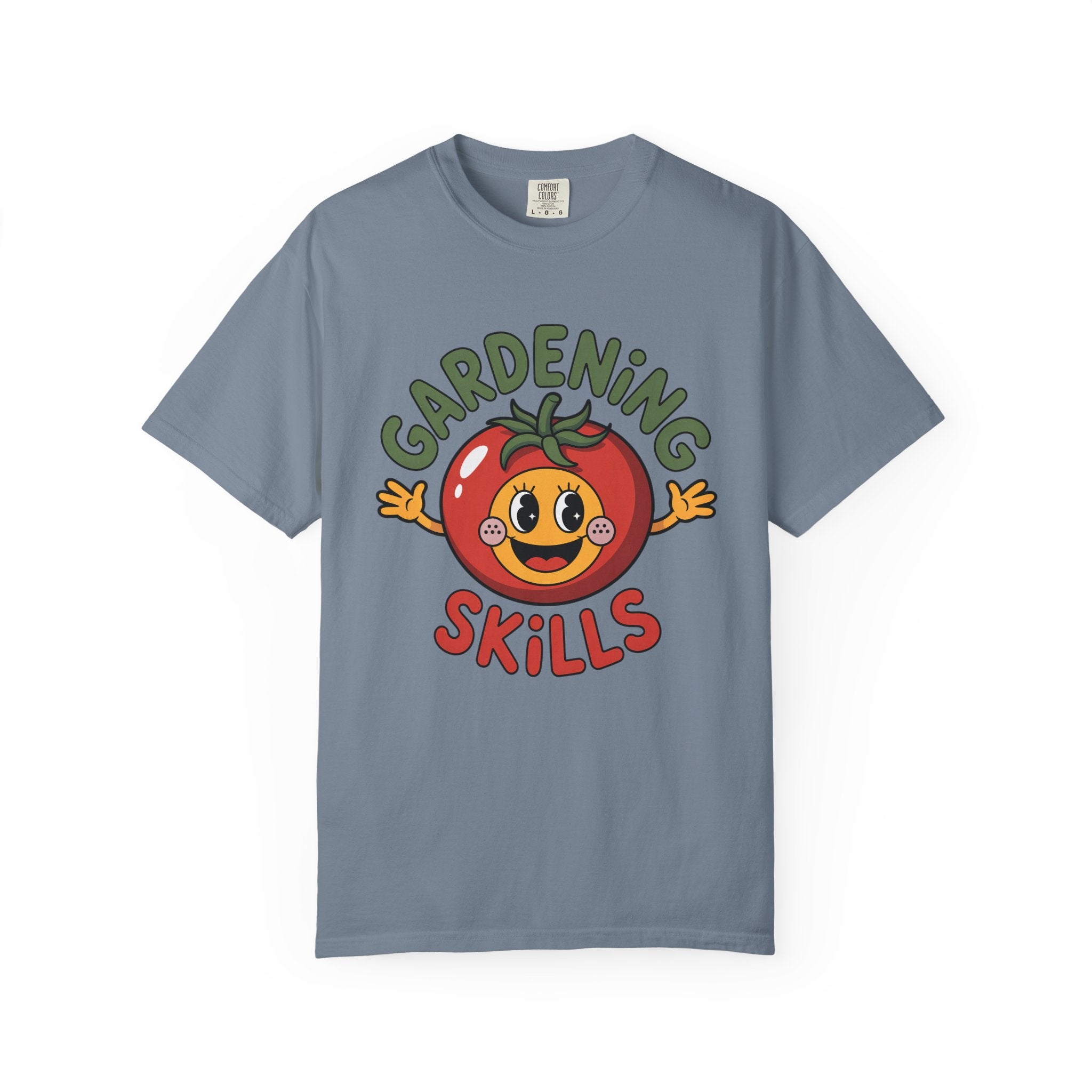 Gardening Skills T-Shirt — Cute Tomato Garden Graphic Tee for Plant Lovers