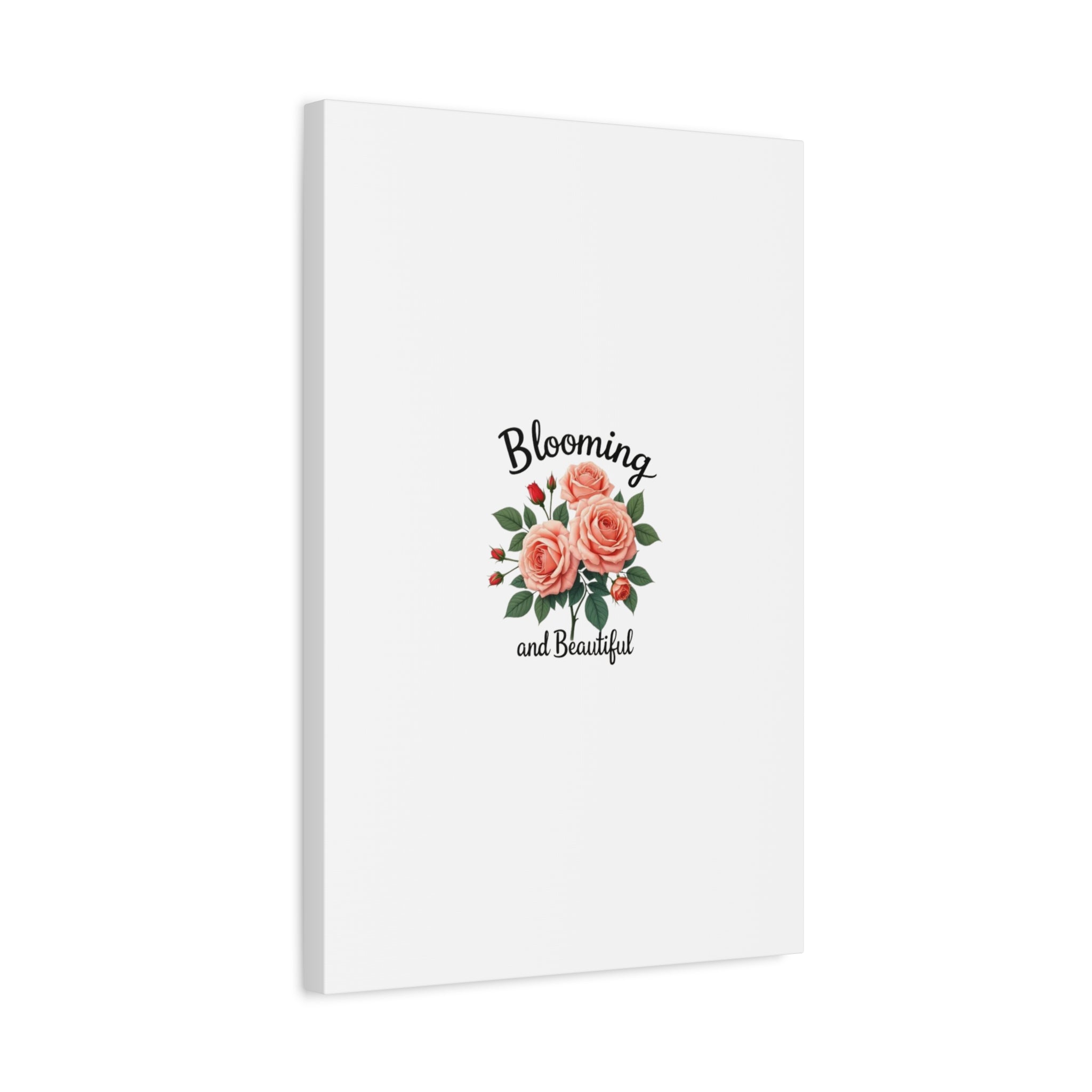 Blooming and Beautiful Rose Bouquet Canvas Wall Art