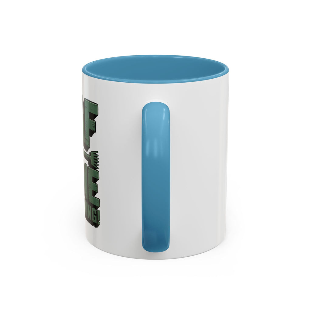 Gardening Mug — "Leaf Me Alone, I’m Gardening" Accent Coffee Cup