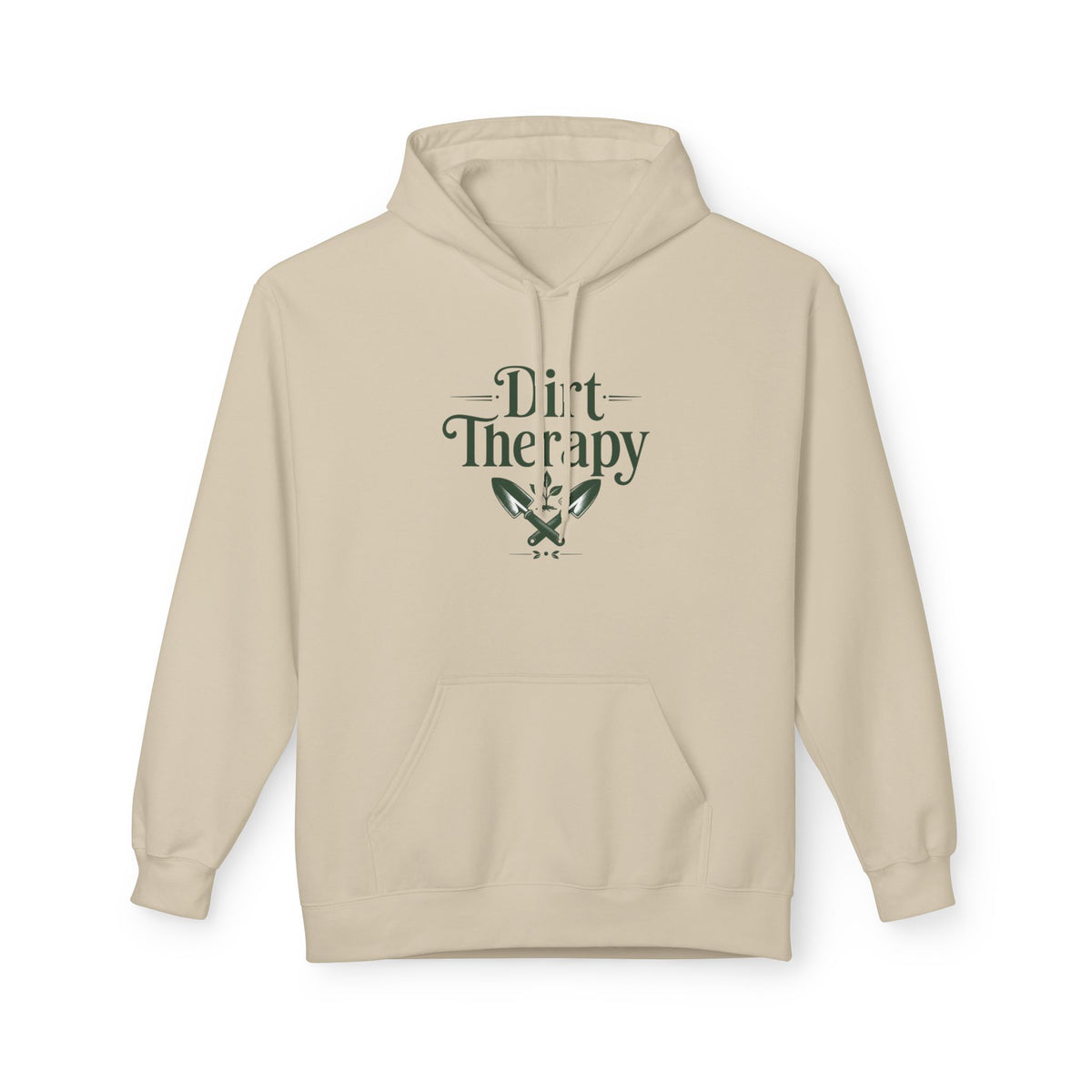 Hoodie - "Dirt Therapy" Gardening Hoodie with Plant Graphic
