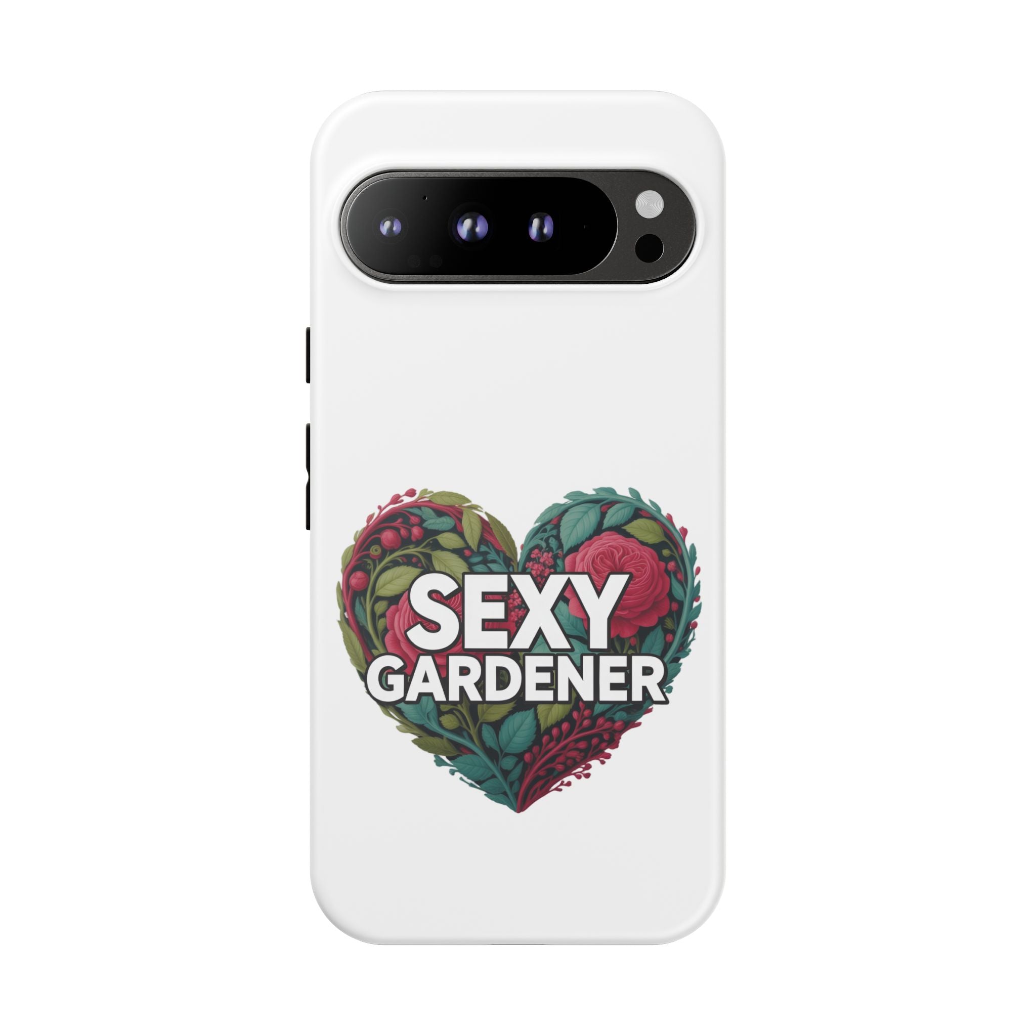 Sexy Gardener Phone Case — Floral Heart Garden Lover Tough Case