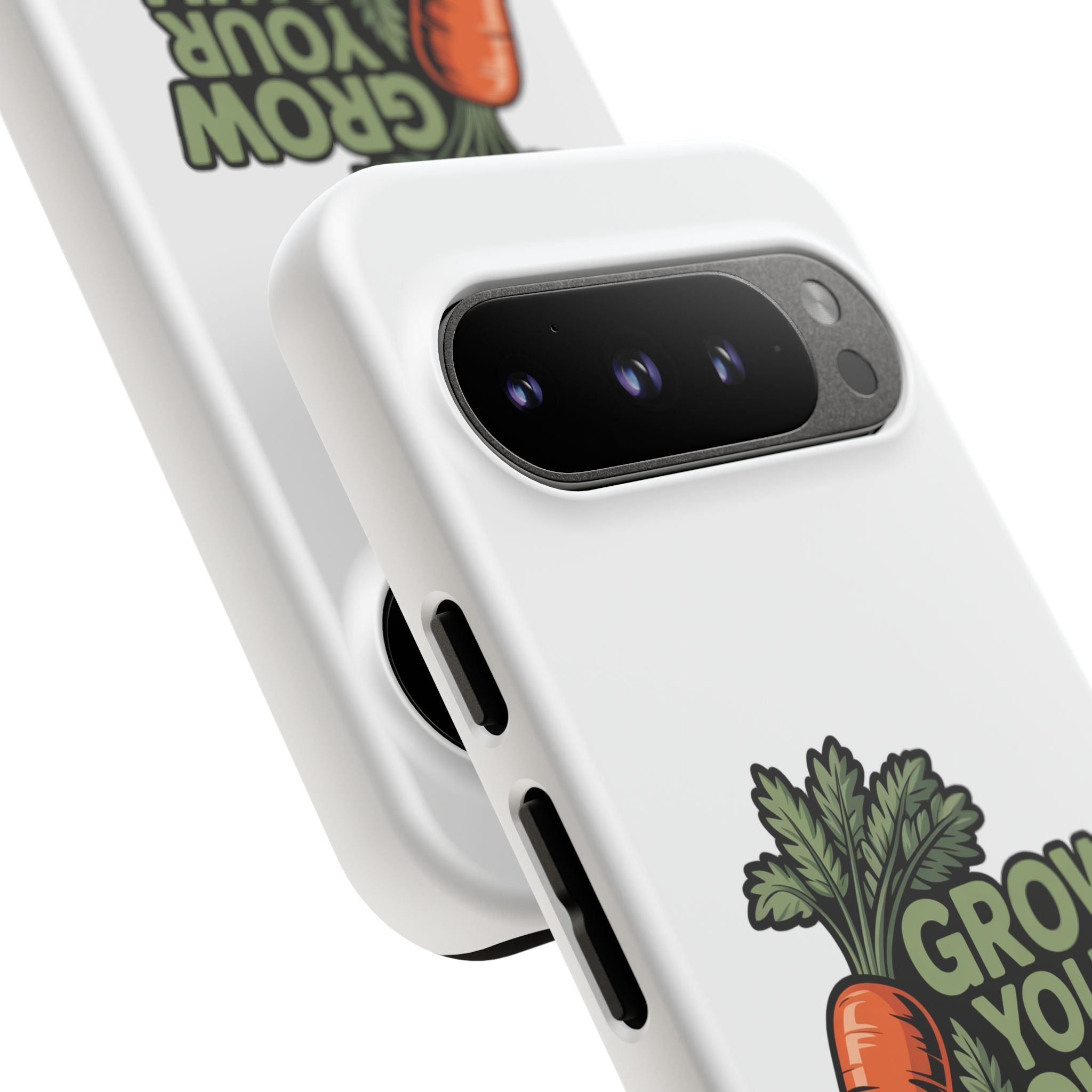 Grow Your Own Vegetables Phone Case — Gardening Carrot Potato Tomato Design