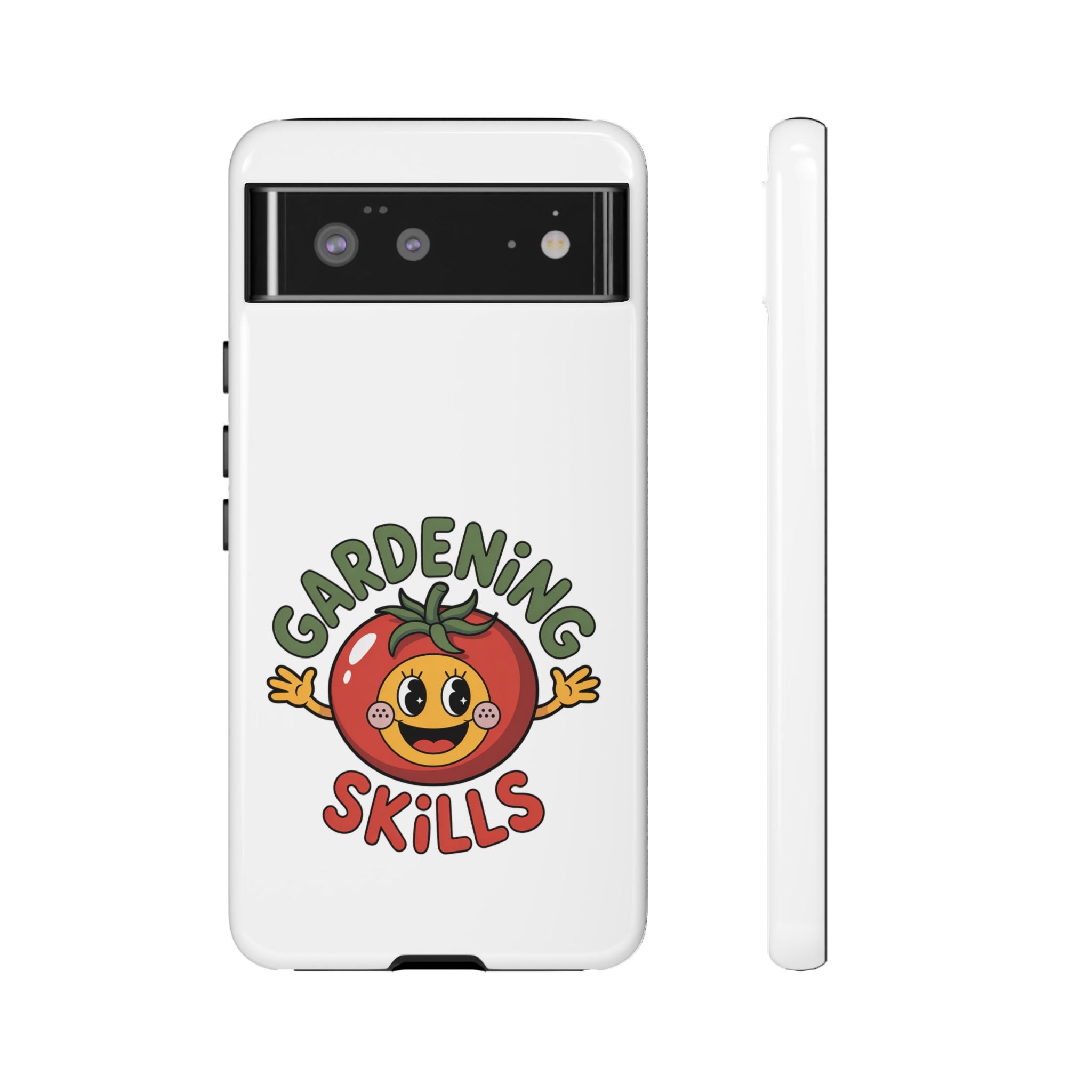 Gardening Skills Phone Case — Cute Tomato Plant Lover Protective Cover