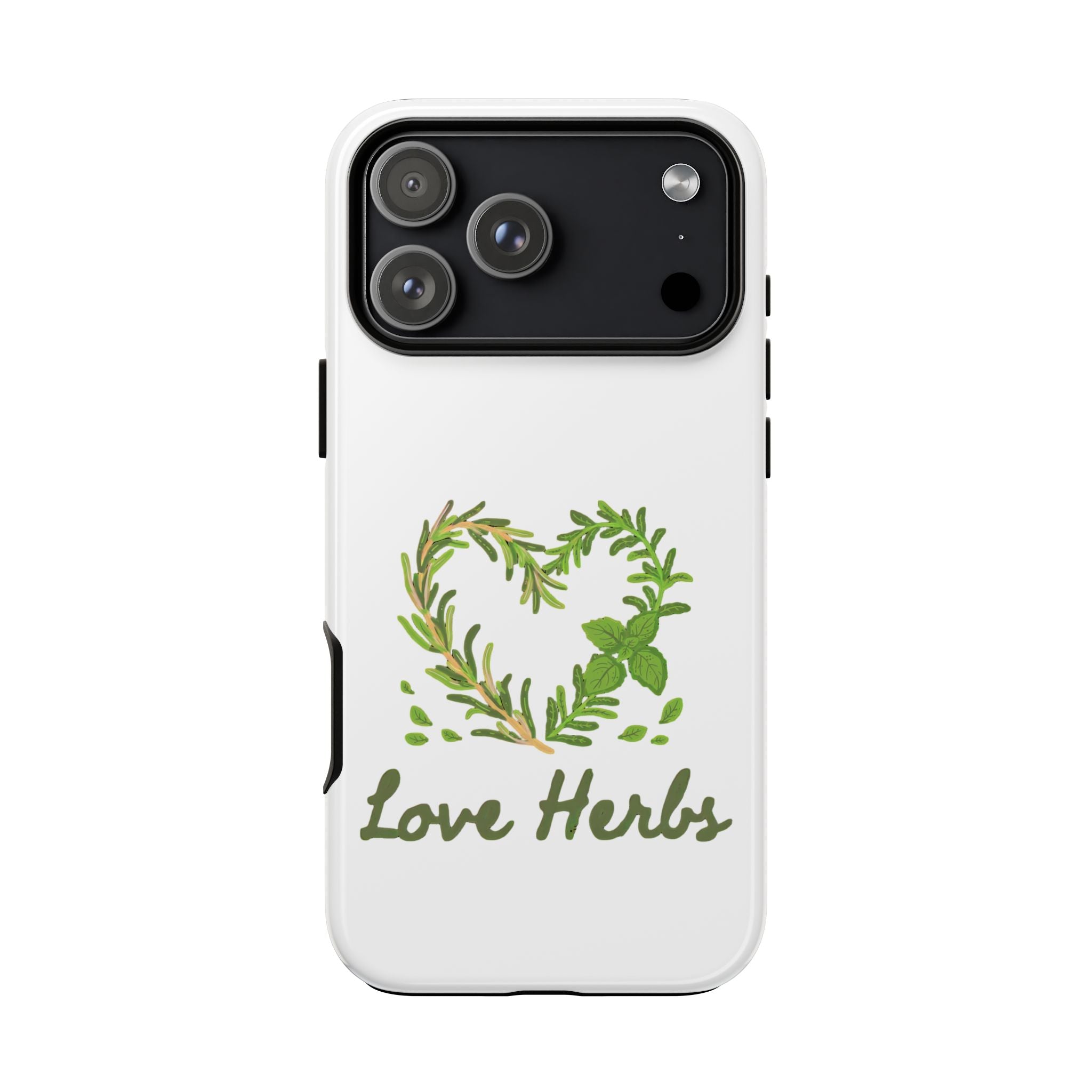 Herb Heart Phone Case - "Love Herbs" Botanical iPhone Cover