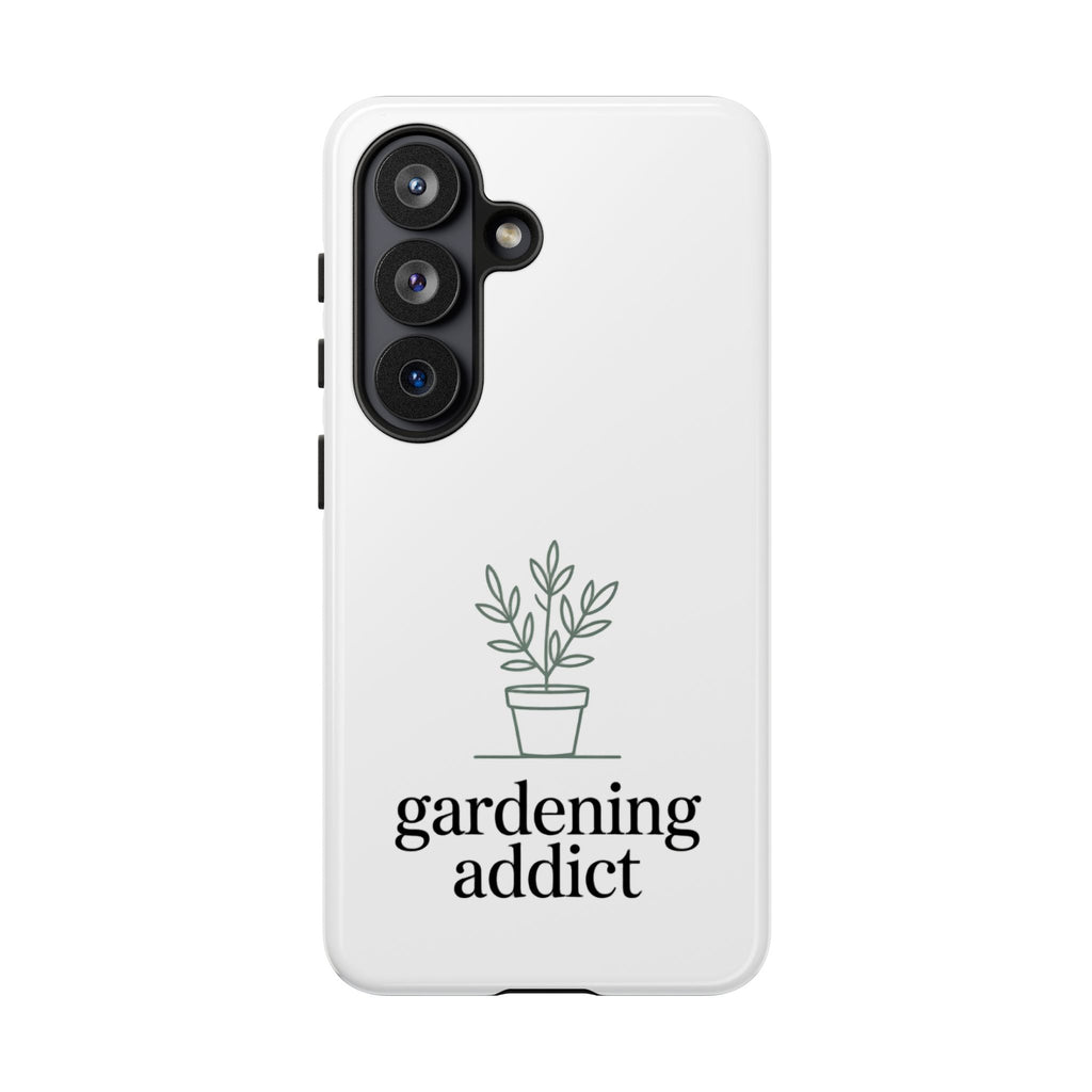 Phone Case — 'gardening addict' Minimal Plant Design