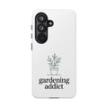 Phone Case — 'gardening addict' Minimal Plant Design