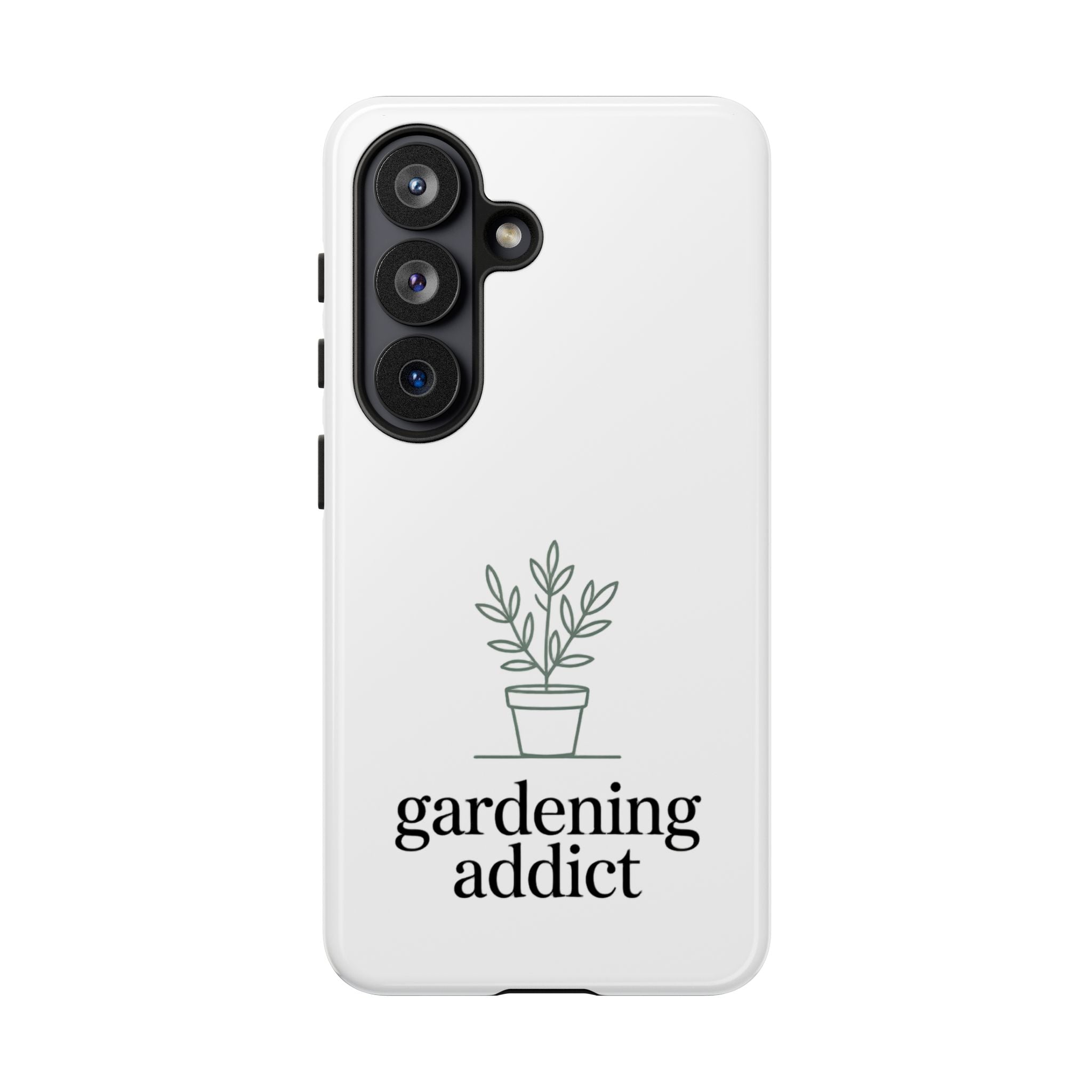 Phone Case — 'gardening addict' Minimal Plant Design