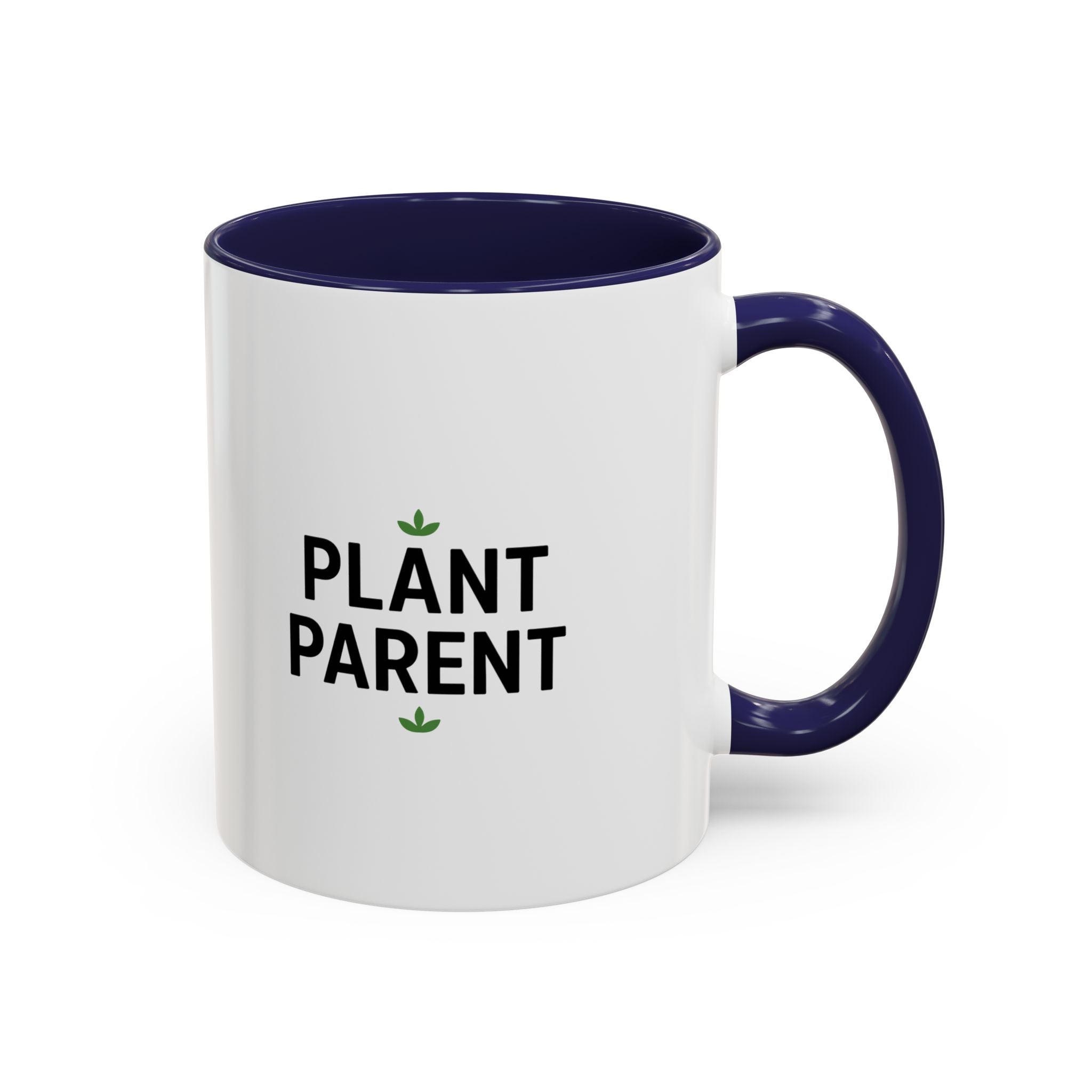 Plant Parent Accent Coffee Mug — Cute Green Houseplant Gift (11/15oz)