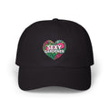 Classic Dad Cap — "Sexy Gardener" Floral Heart Embroidered Hat