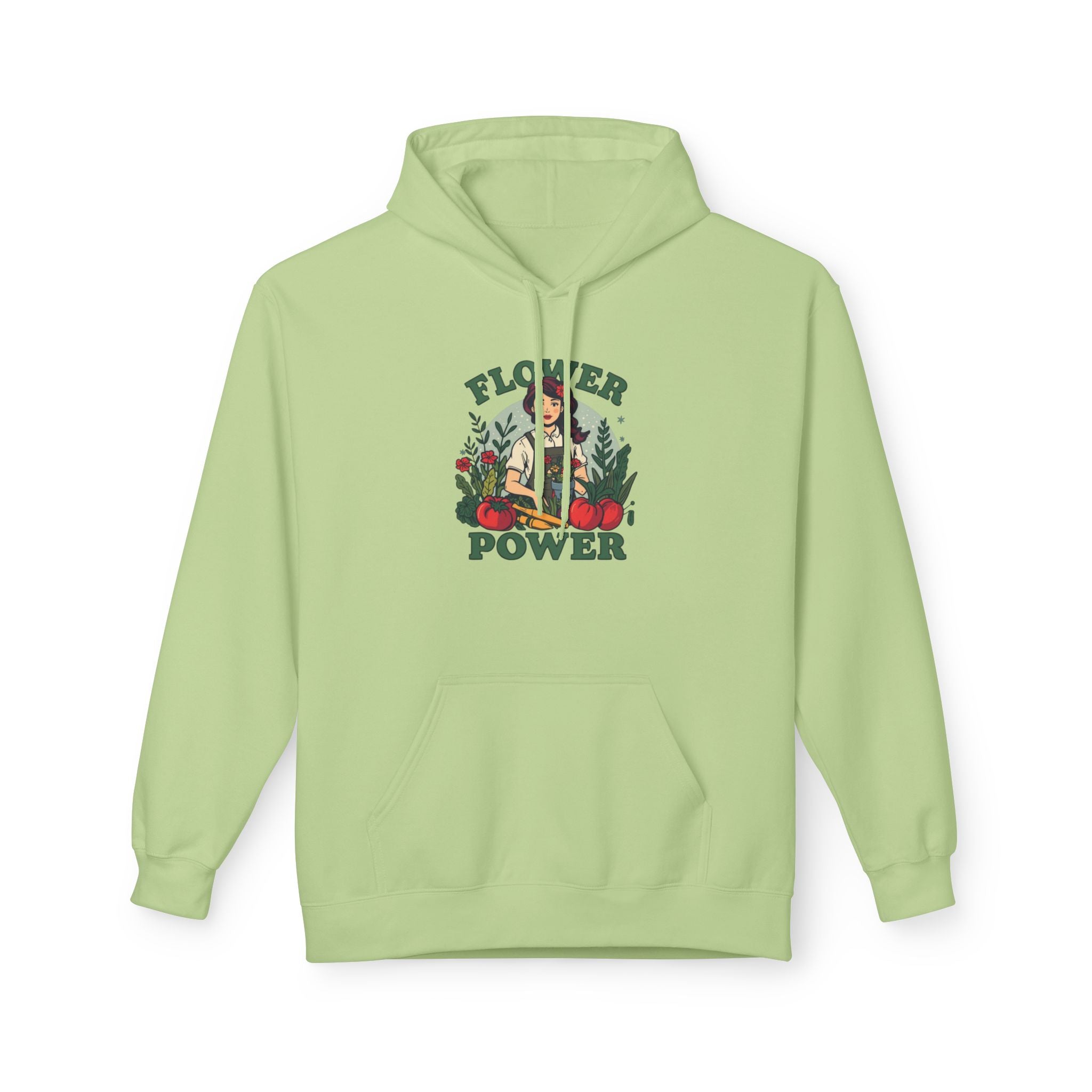 Flower Power Hoodie — Retro Floral Graphic Pullover