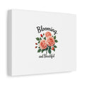 Blooming and Beautiful Rose Bouquet Canvas Wall Art