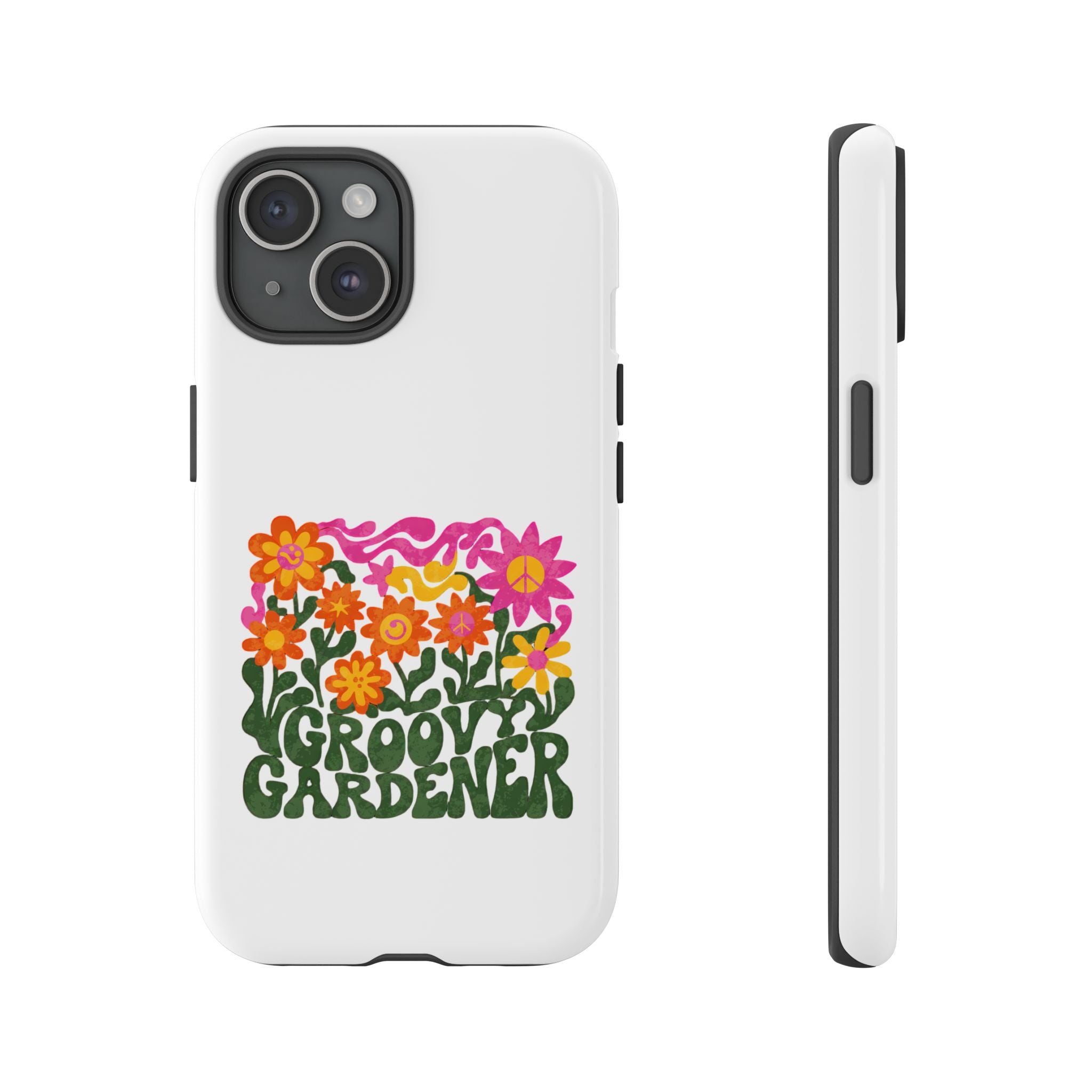 Groovy Gardener Phone Case - Retro Floral iPhone Cover