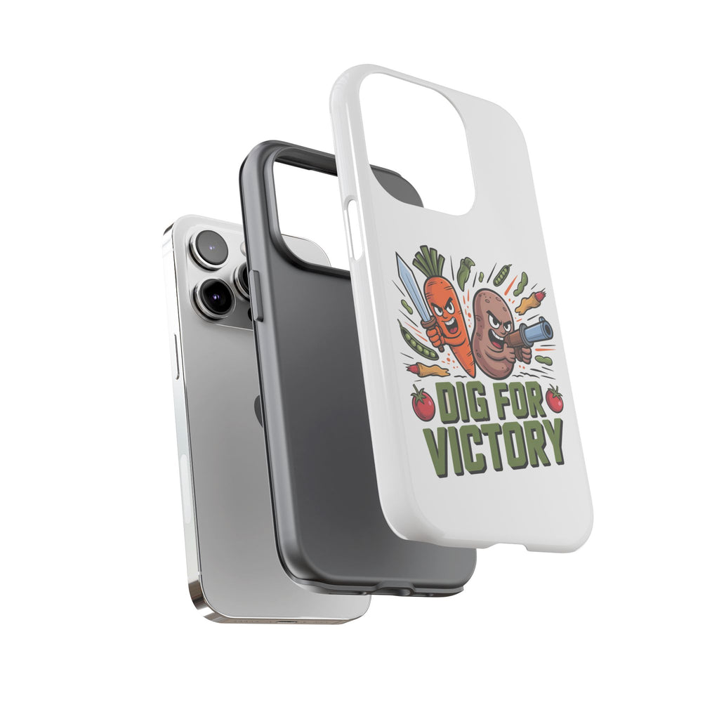 Phone Case — 'Dig For Victory' Veggie Combat Garden Design