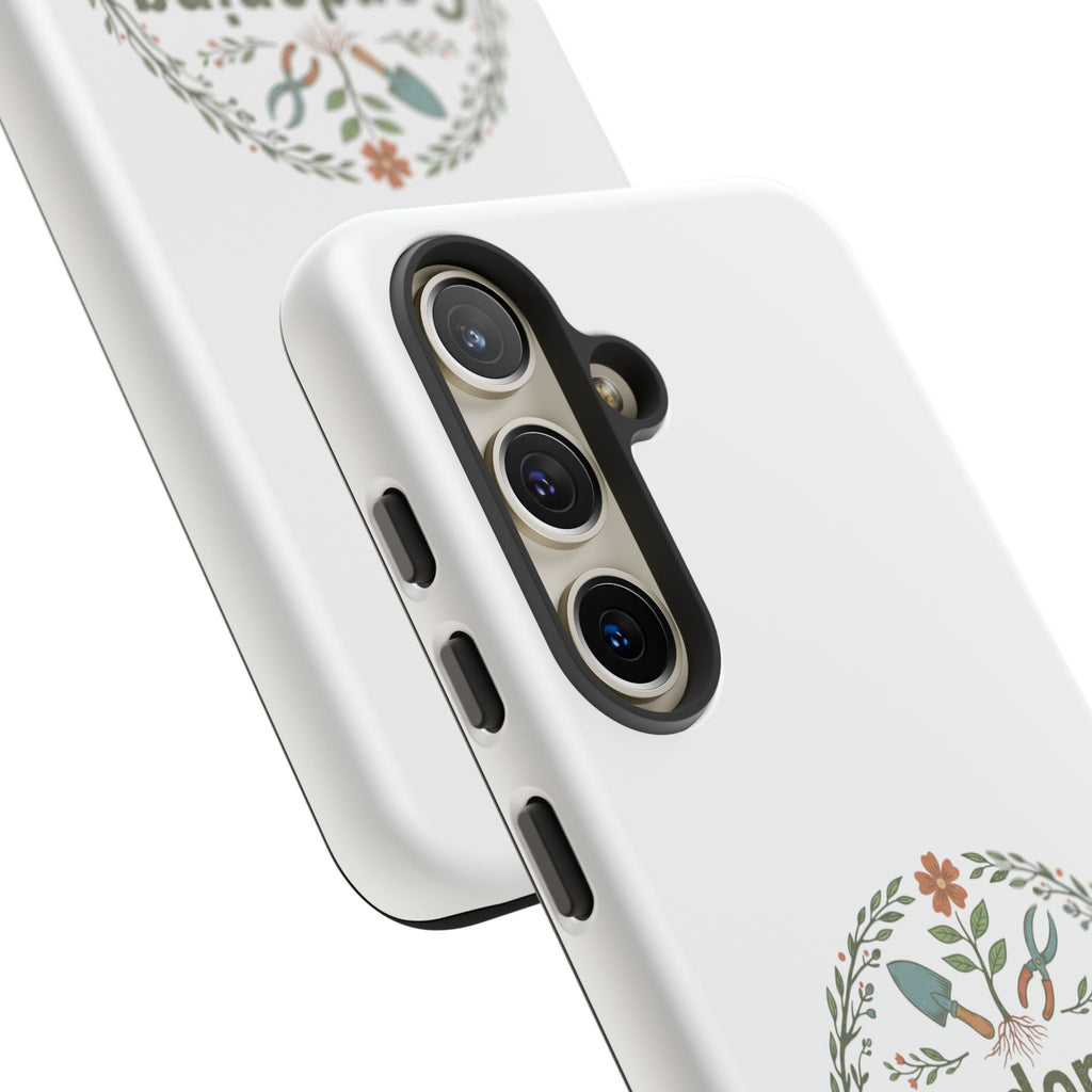 Phone Case — Gardening Addict "Plant • Grow • Repeat" Floral Garden Phone Cover