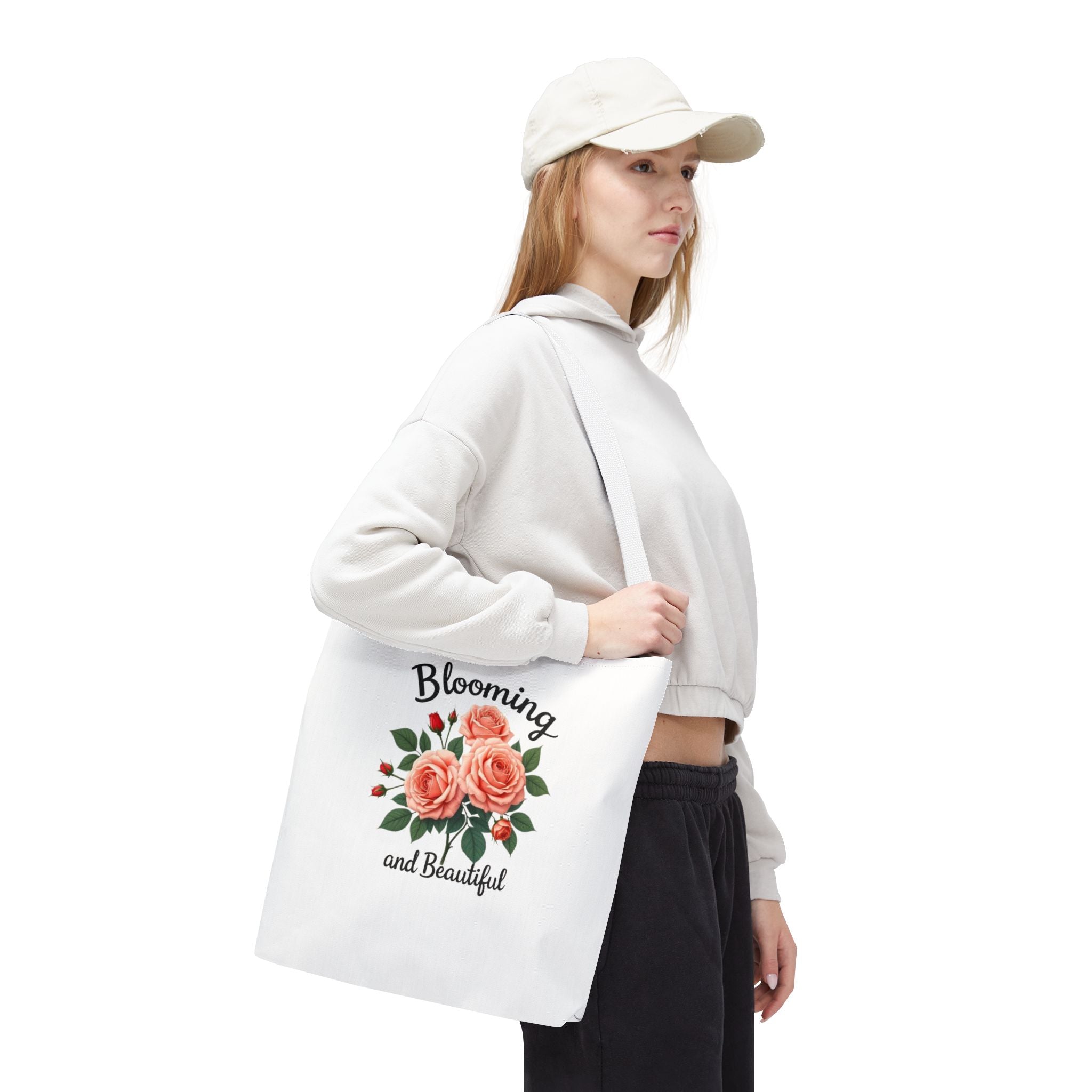 Blooming and Beautiful Floral Tote Bag