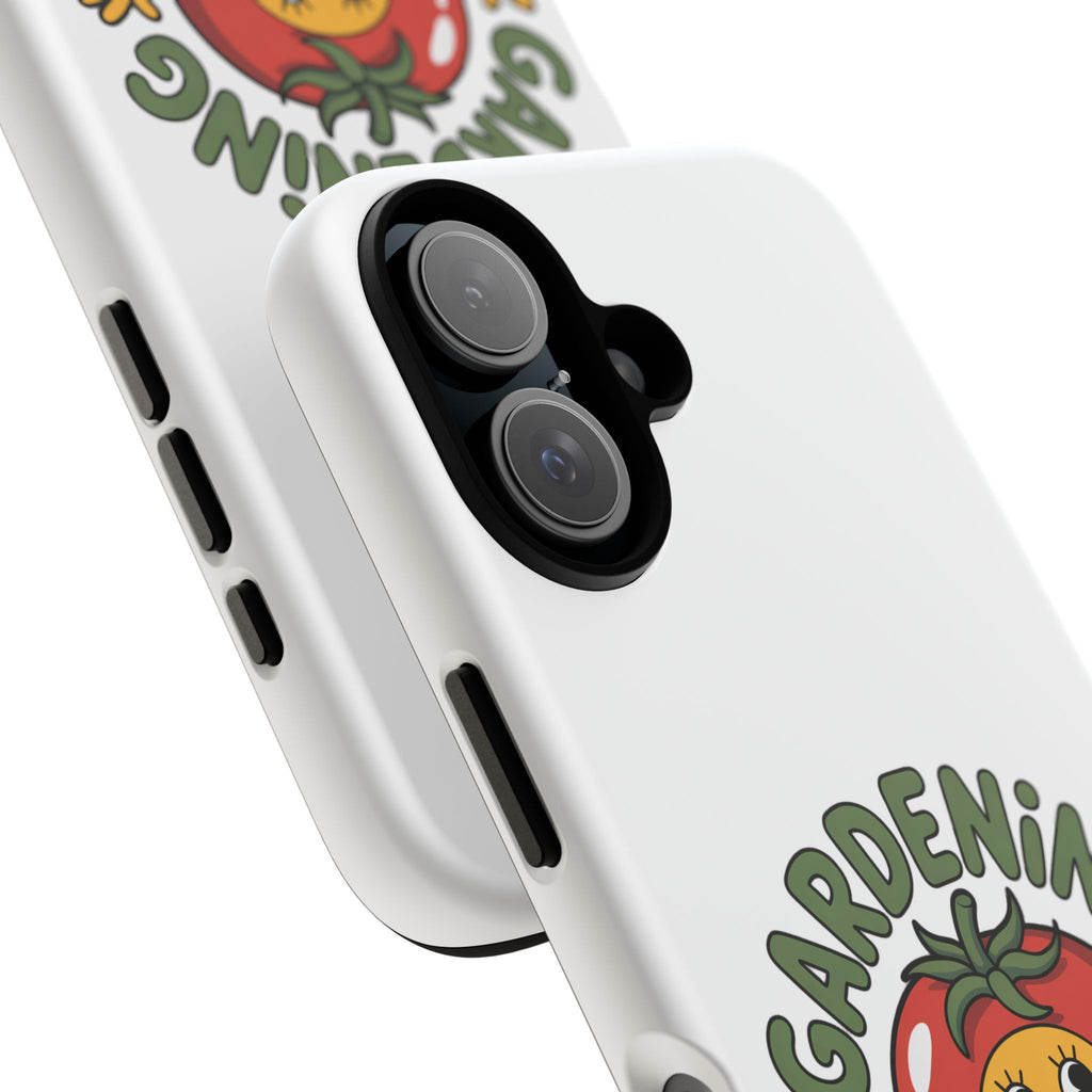 Gardening Skills Phone Case — Cute Tomato Plant Lover Protective Cover