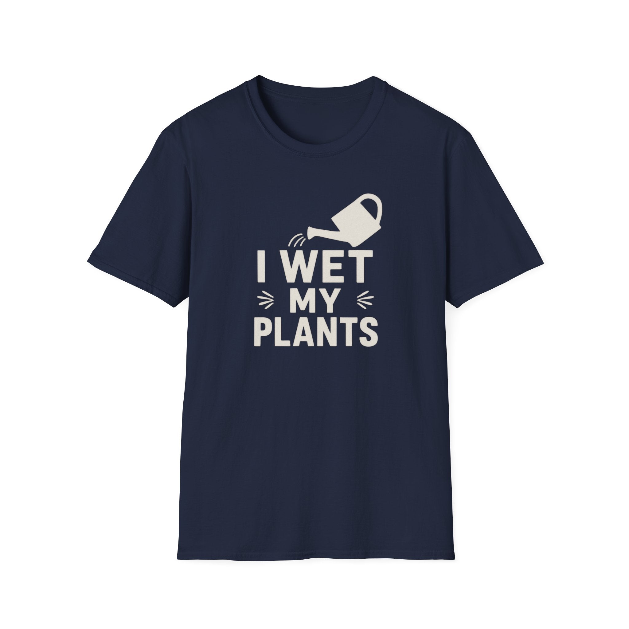 I Wet My Plants T-Shirt – Funny Gardening Tee with Watering Can Graphic