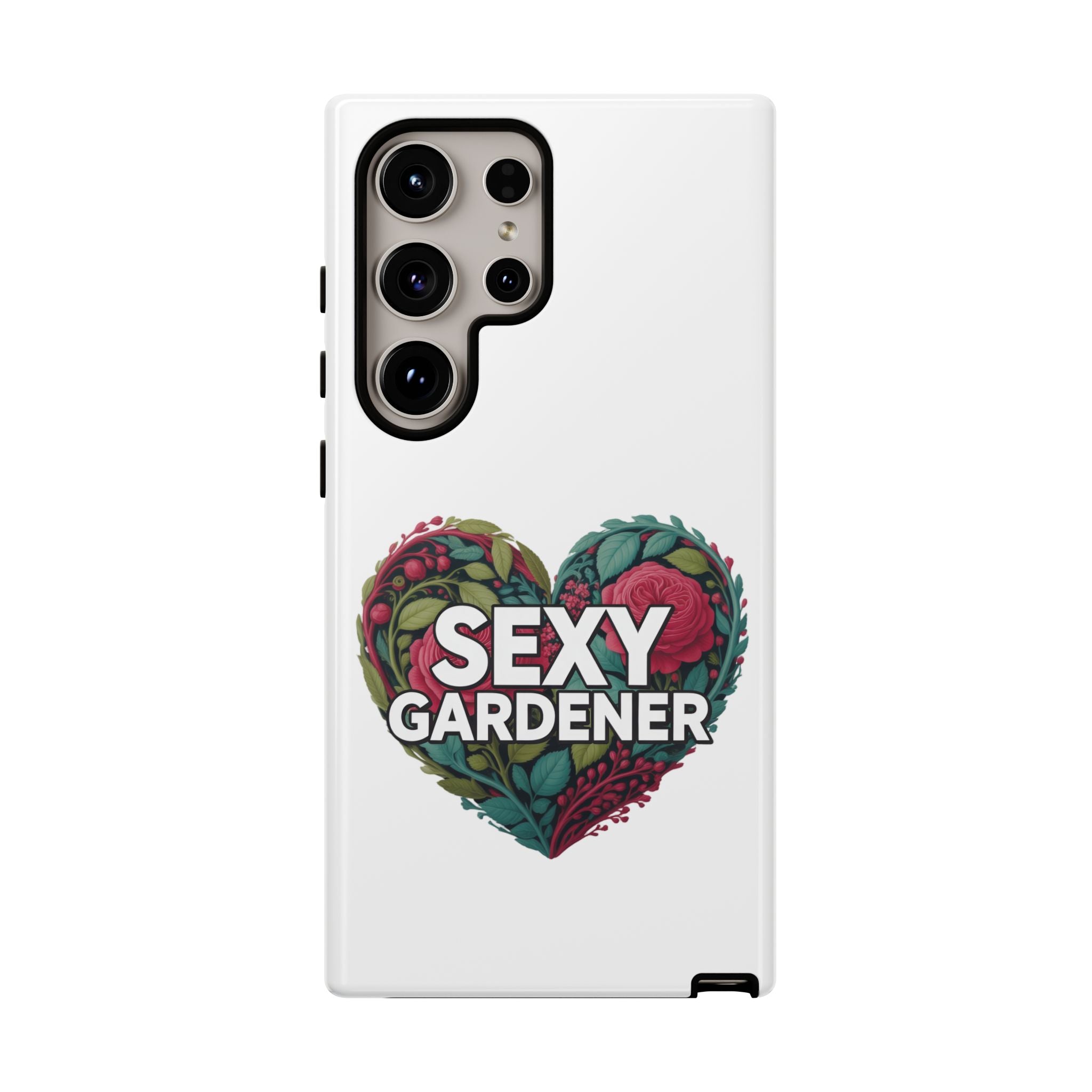 Sexy Gardener Phone Case — Floral Heart Garden Lover Tough Case