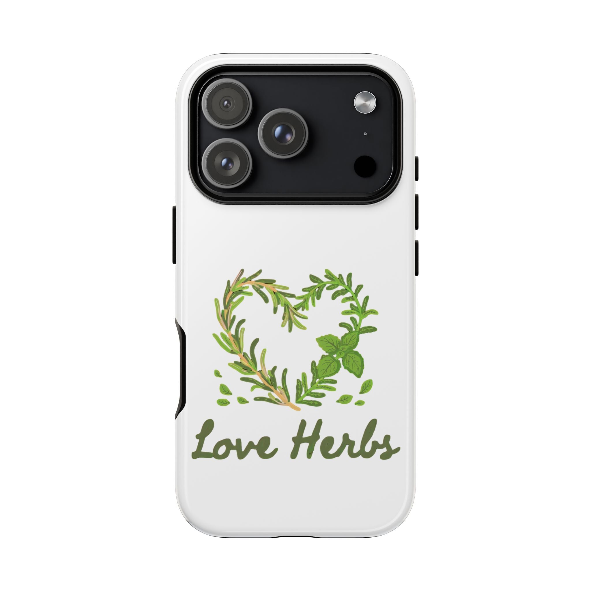 Herb Heart Phone Case - "Love Herbs" Botanical iPhone Cover