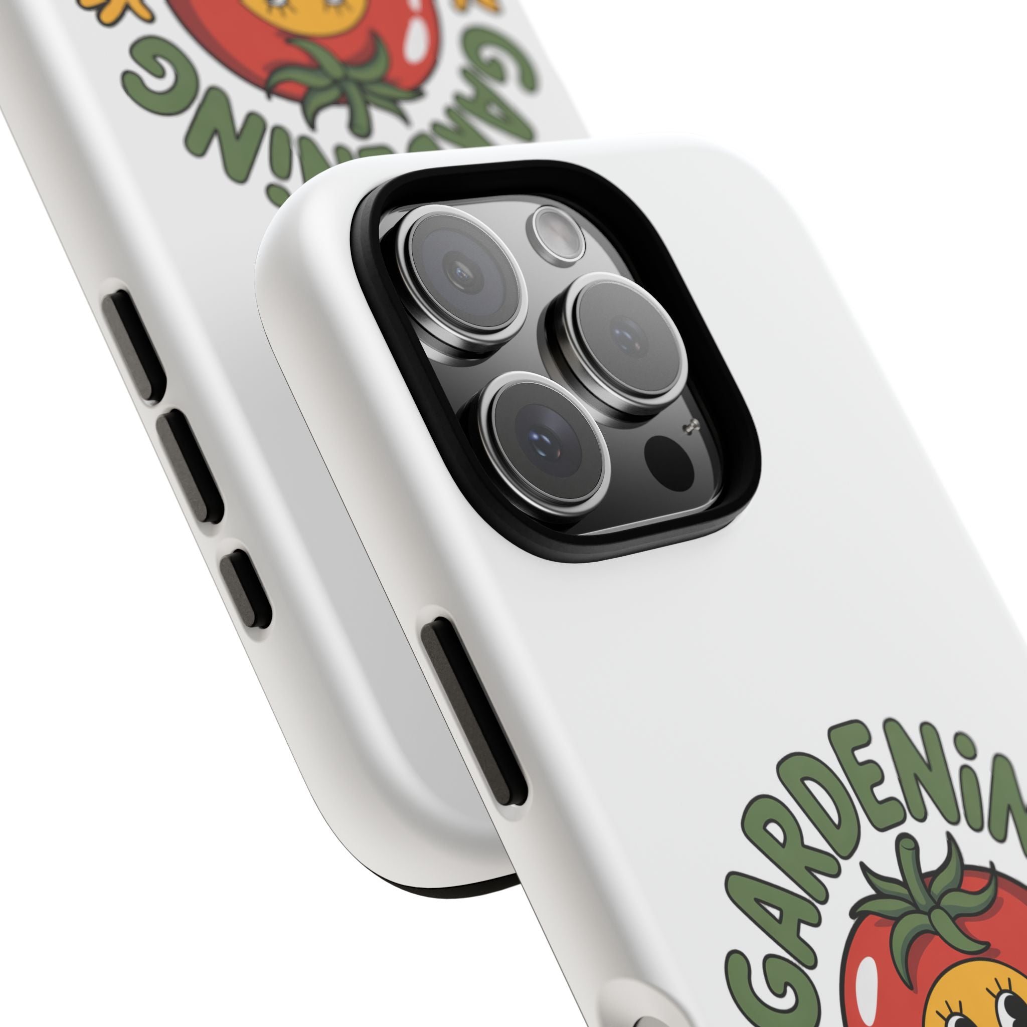 Gardening Skills Phone Case — Cute Tomato Plant Lover Protective Cover
