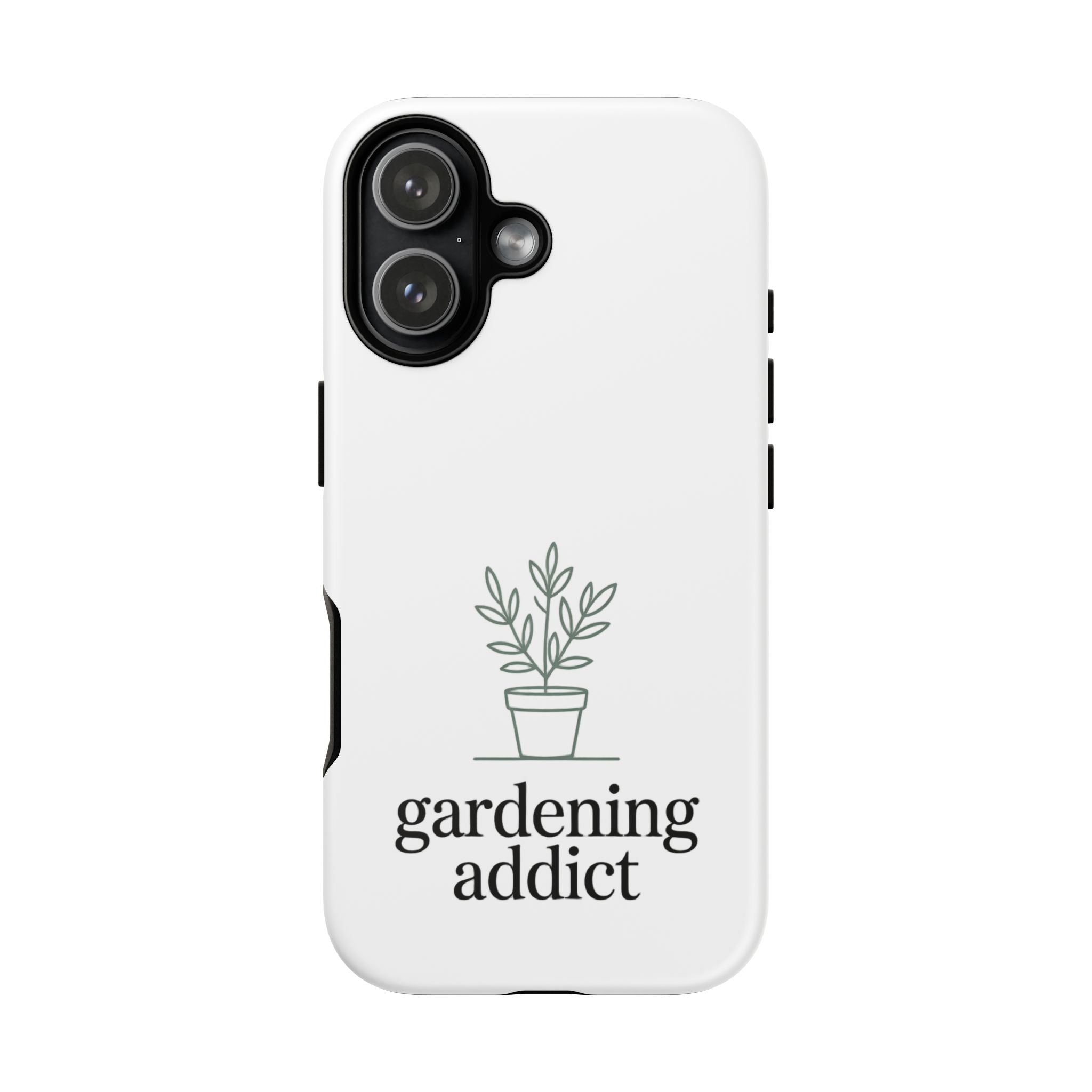 Phone Case — 'gardening addict' Minimal Plant Design