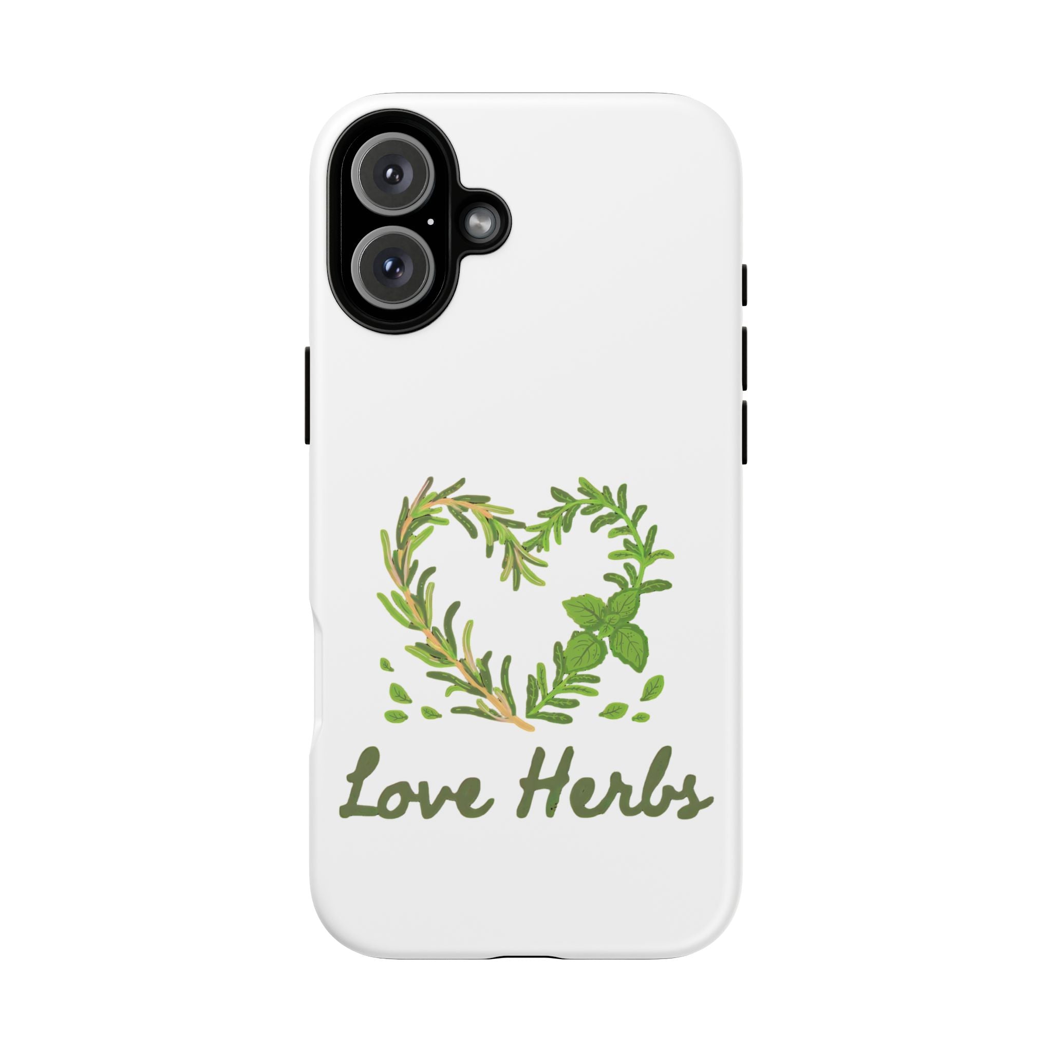 Herb Heart Phone Case - "Love Herbs" Botanical iPhone Cover